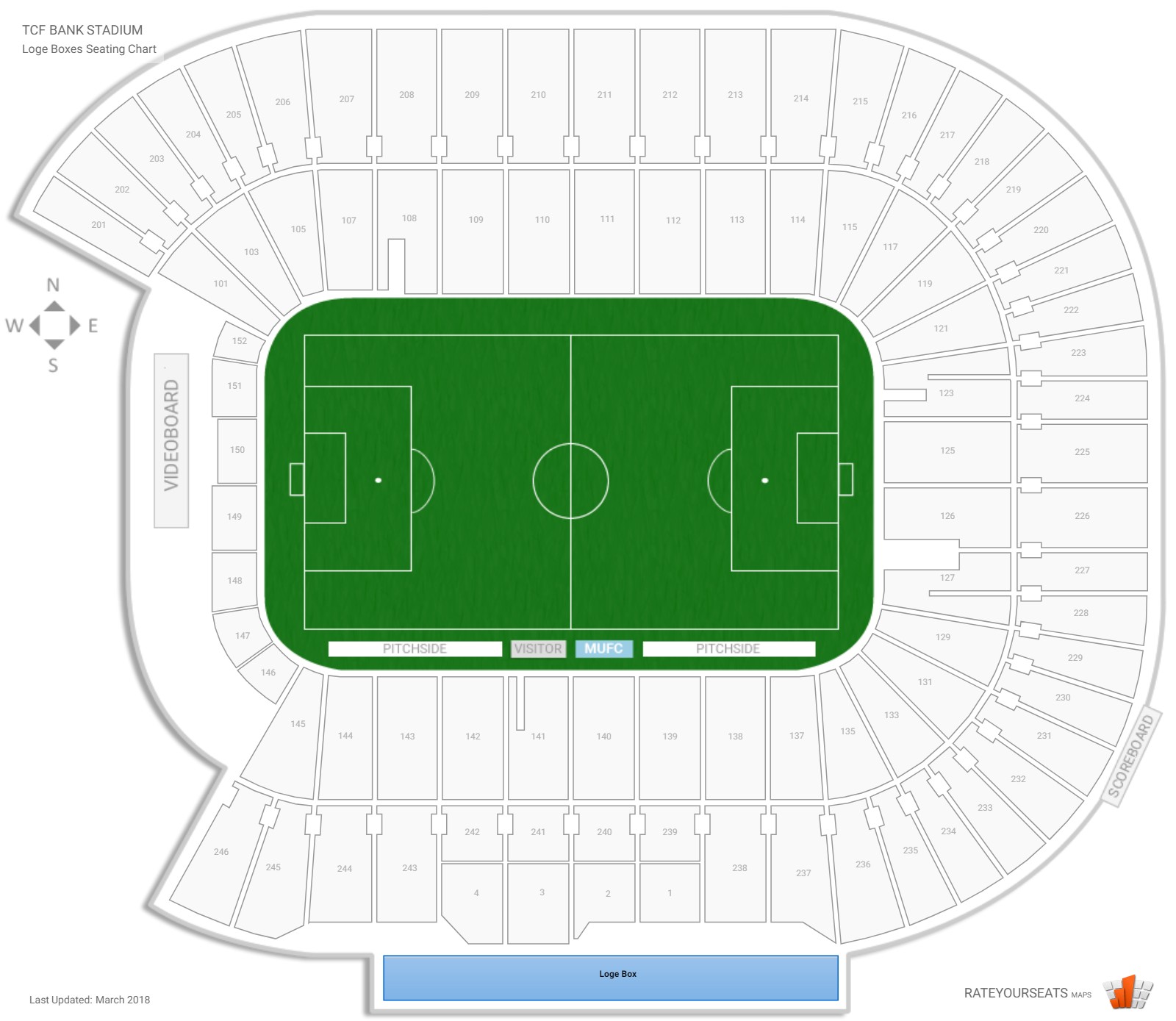 Tcf Bank Seating Chart