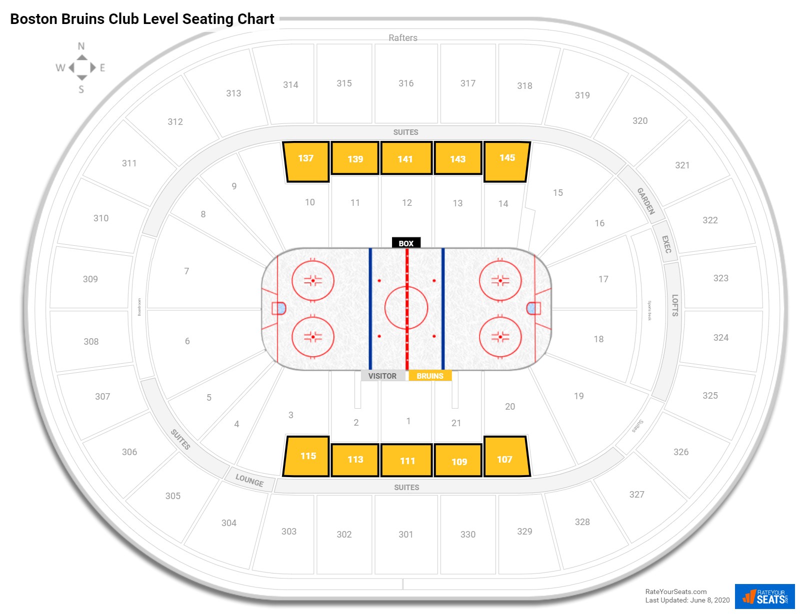 Td Garden Suite Seating Chart