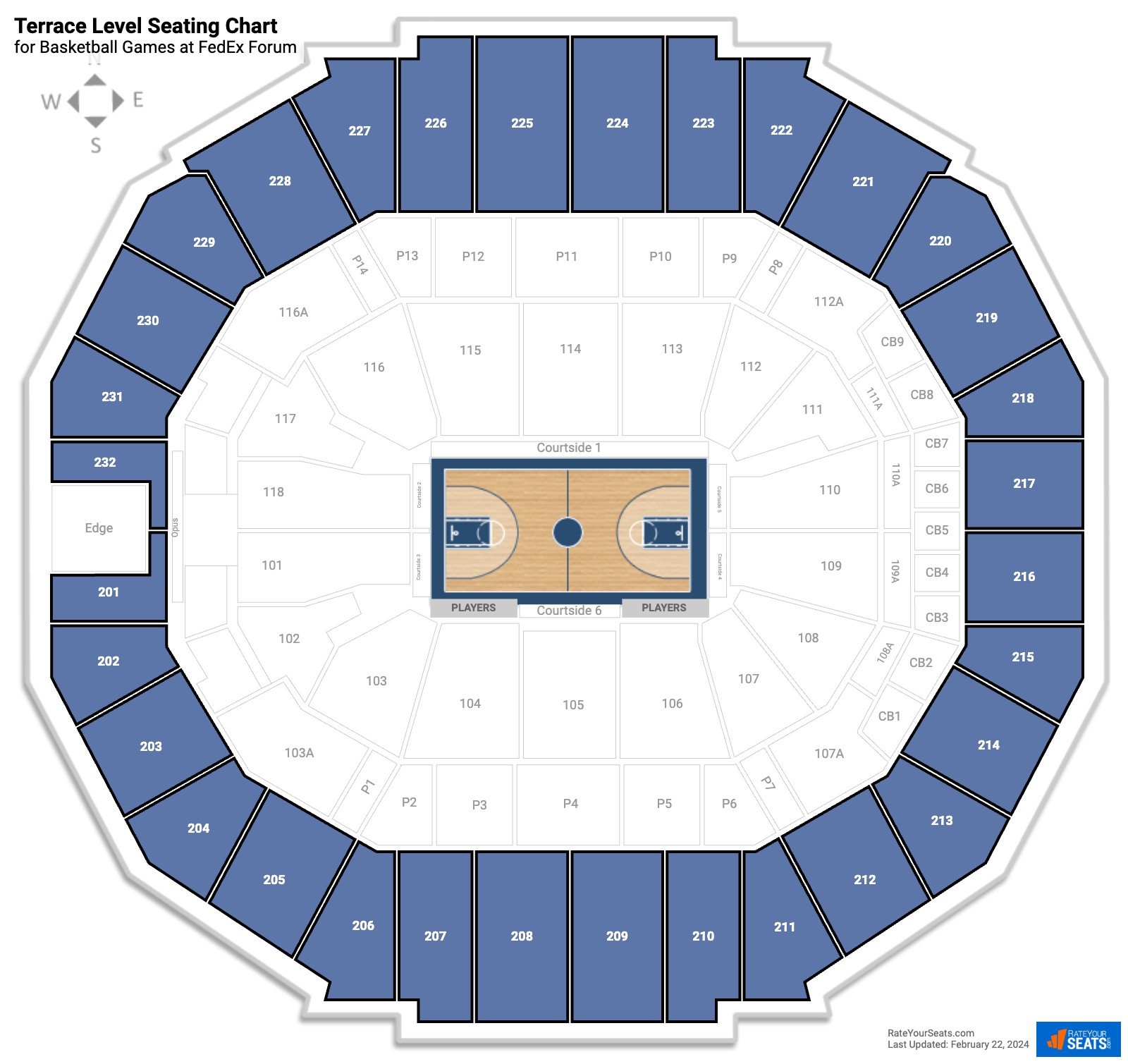 FedEx Forum Terrace Level