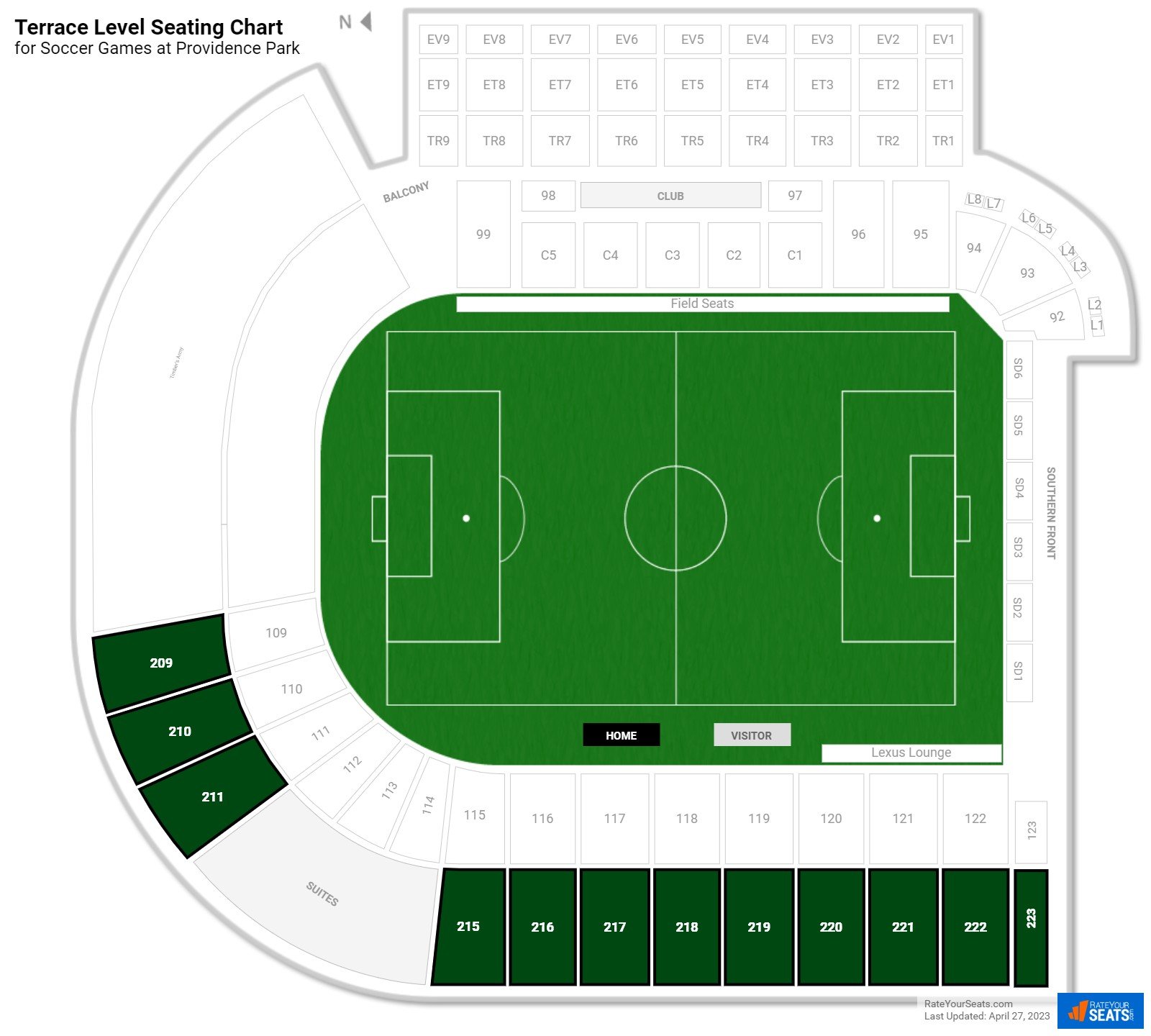 Providence Park Terrace Level