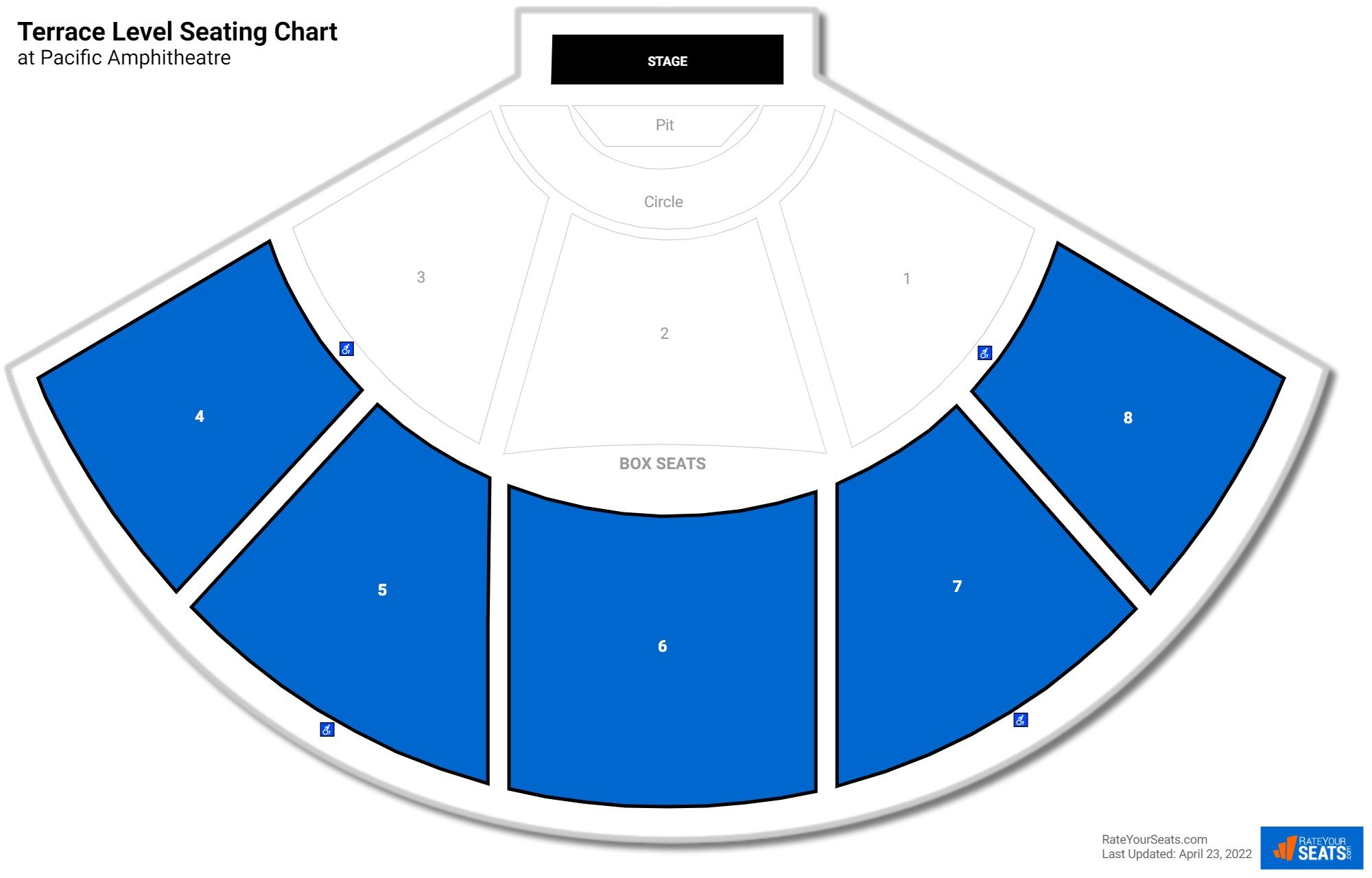 Pacific Amphitheatre Terrace Level