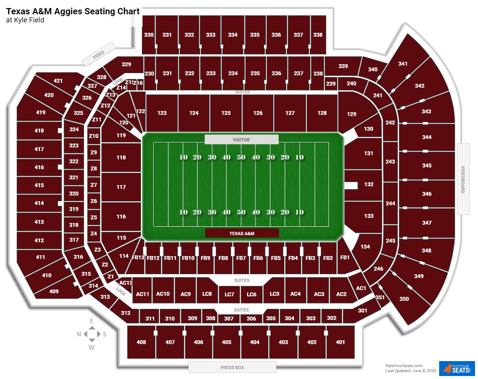 Seating Chart Auburn Football Stadium