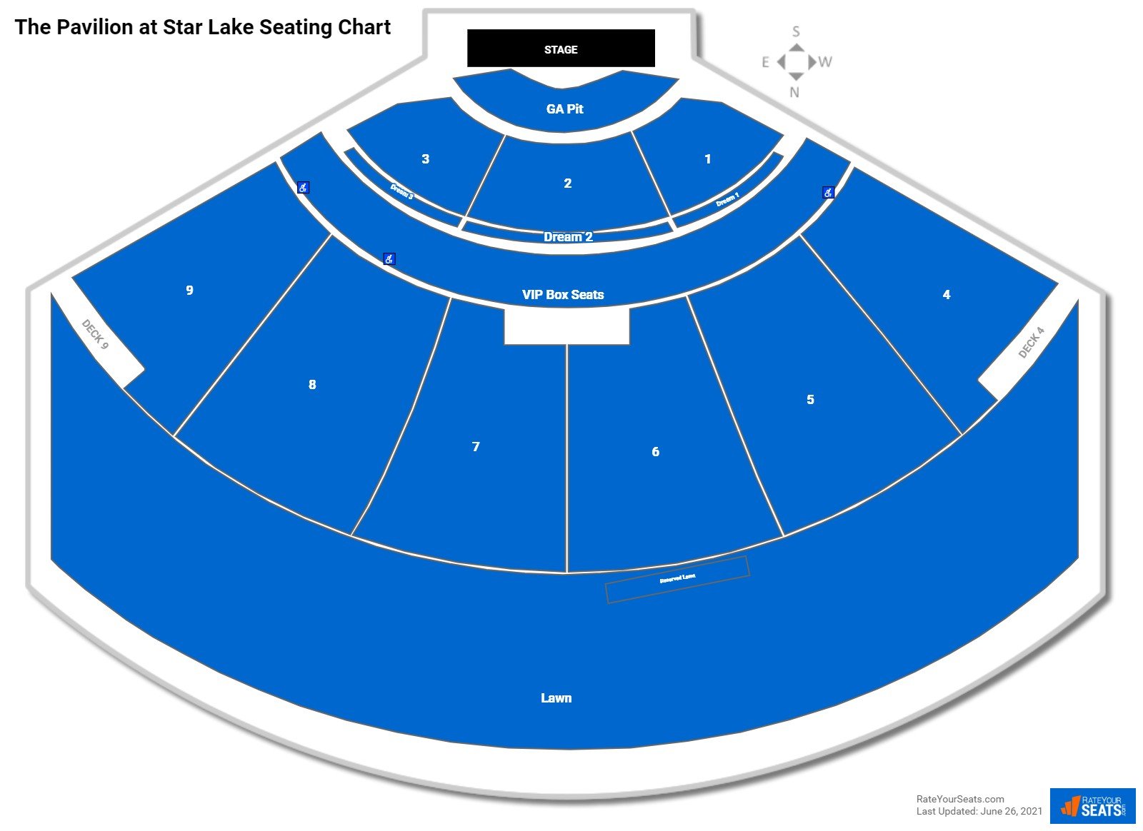 The Pavilion At Star Lake Seating Chart Rateyourseats Com