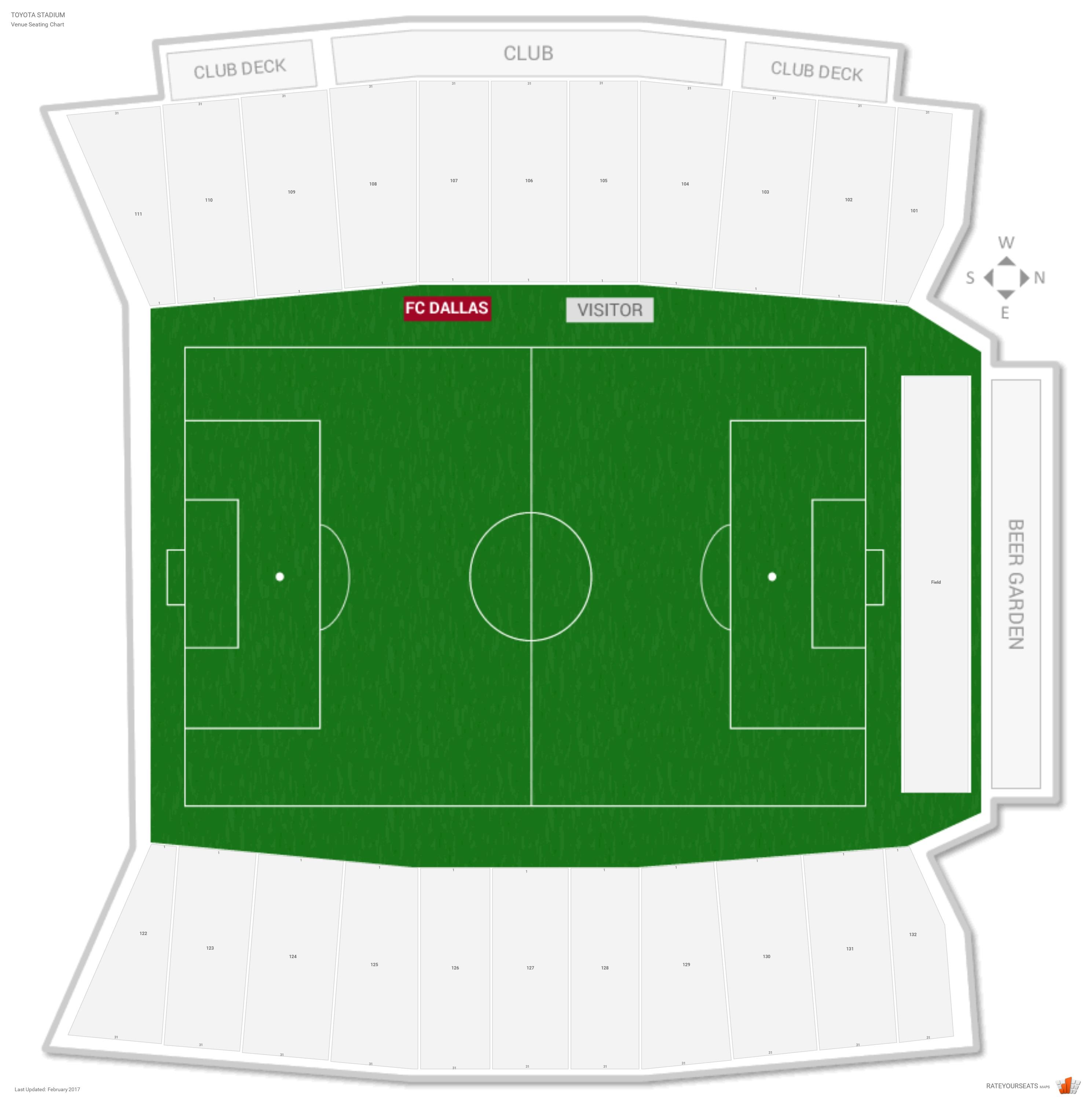 Fc Dallas Seating Chart