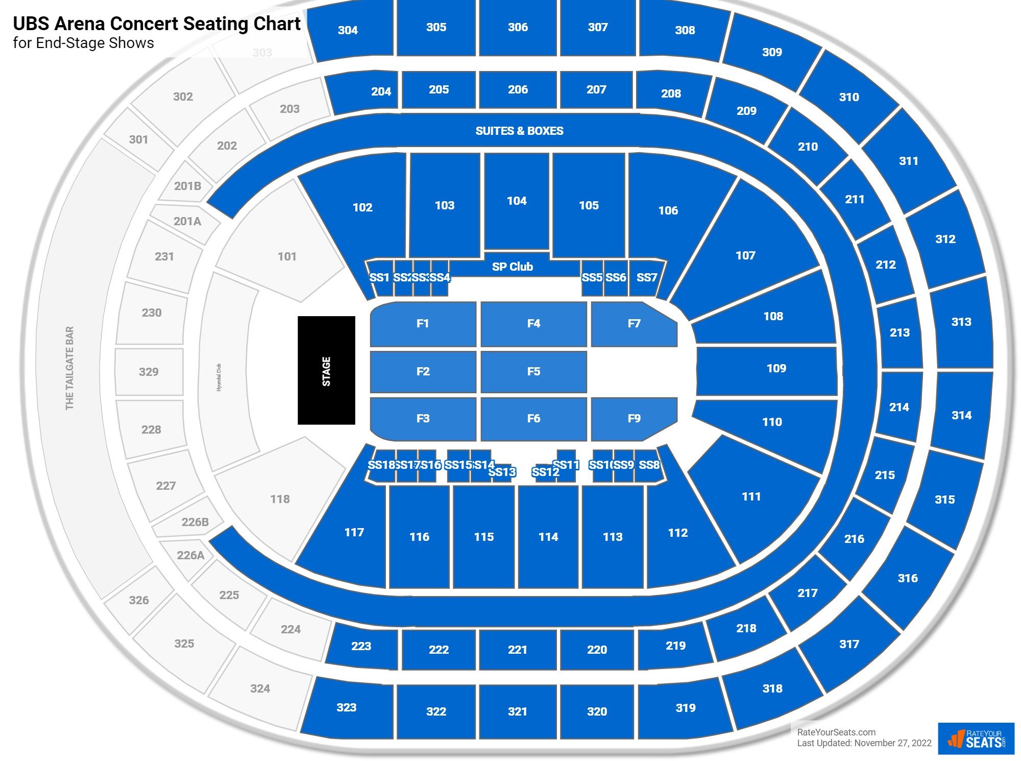 UBS Arena Concert Seating Chart