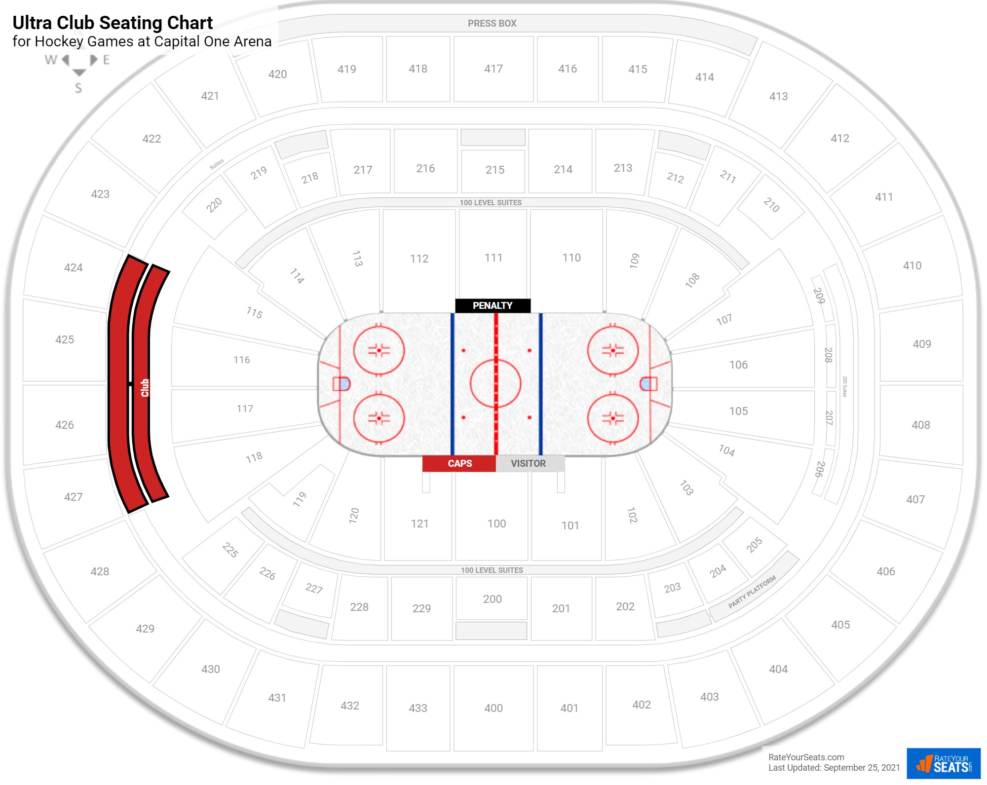 Capital One Arena Seating Chart & Map