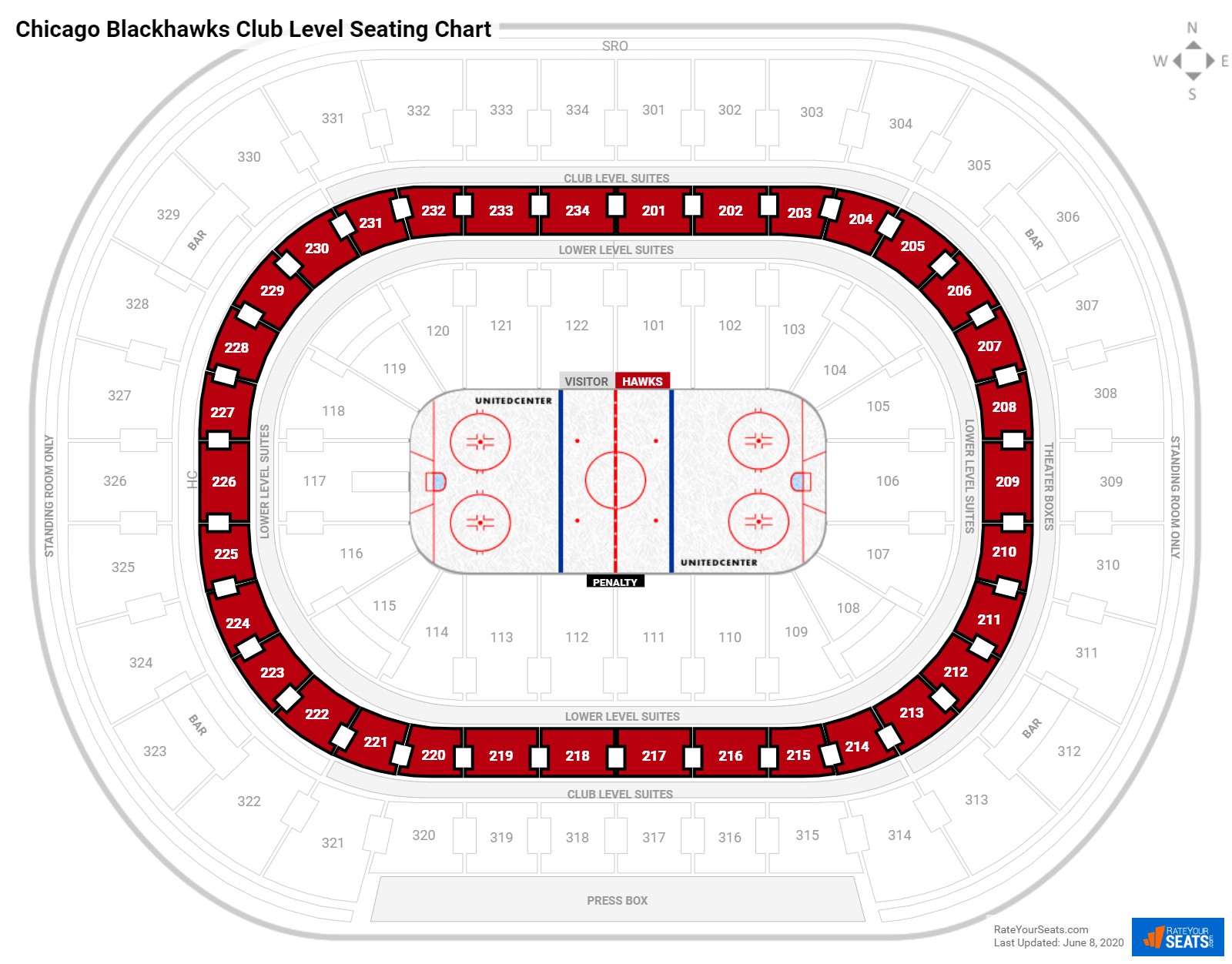 United Center Blackhawks Seating Chart