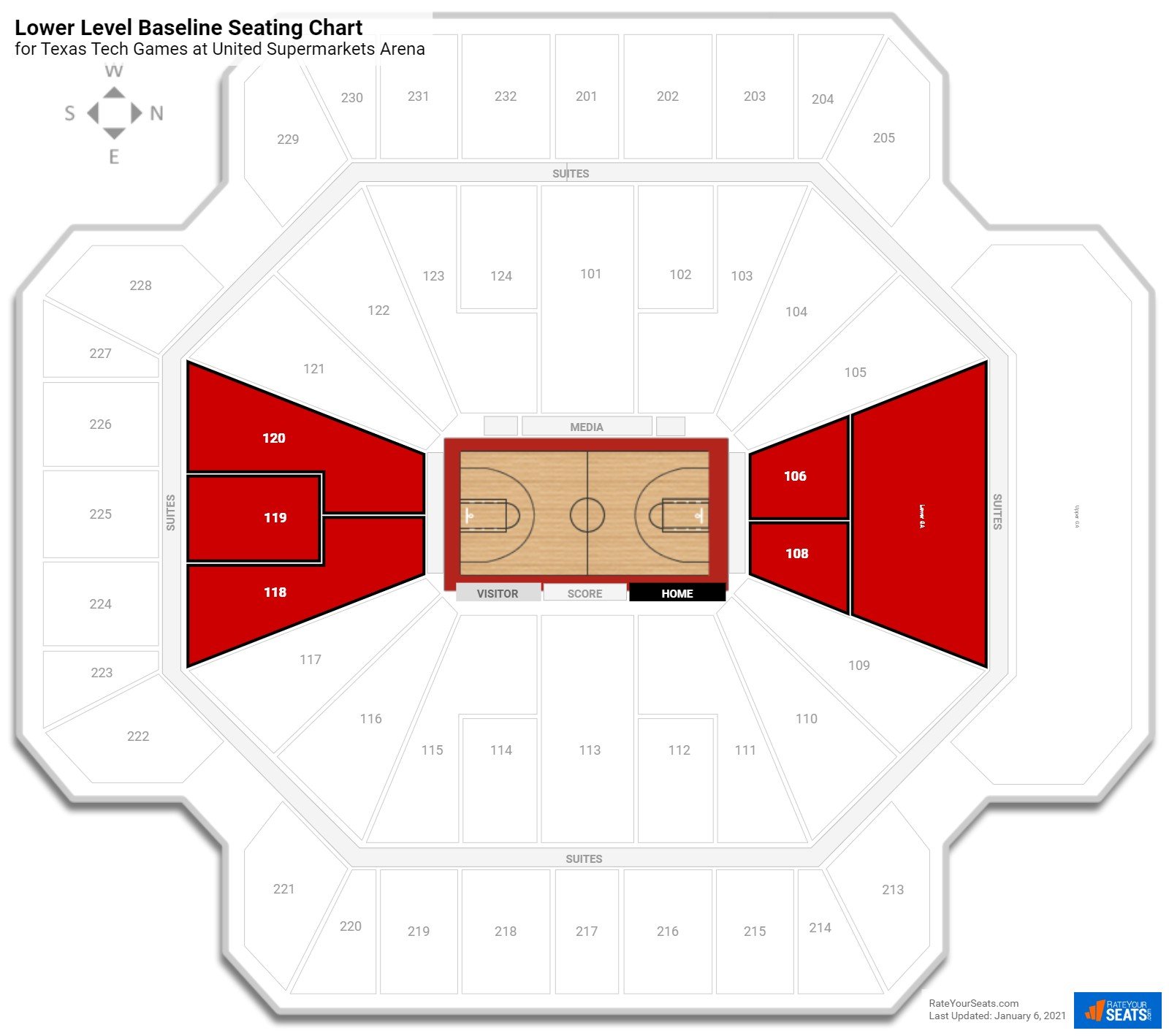 Spirit Seating Chart