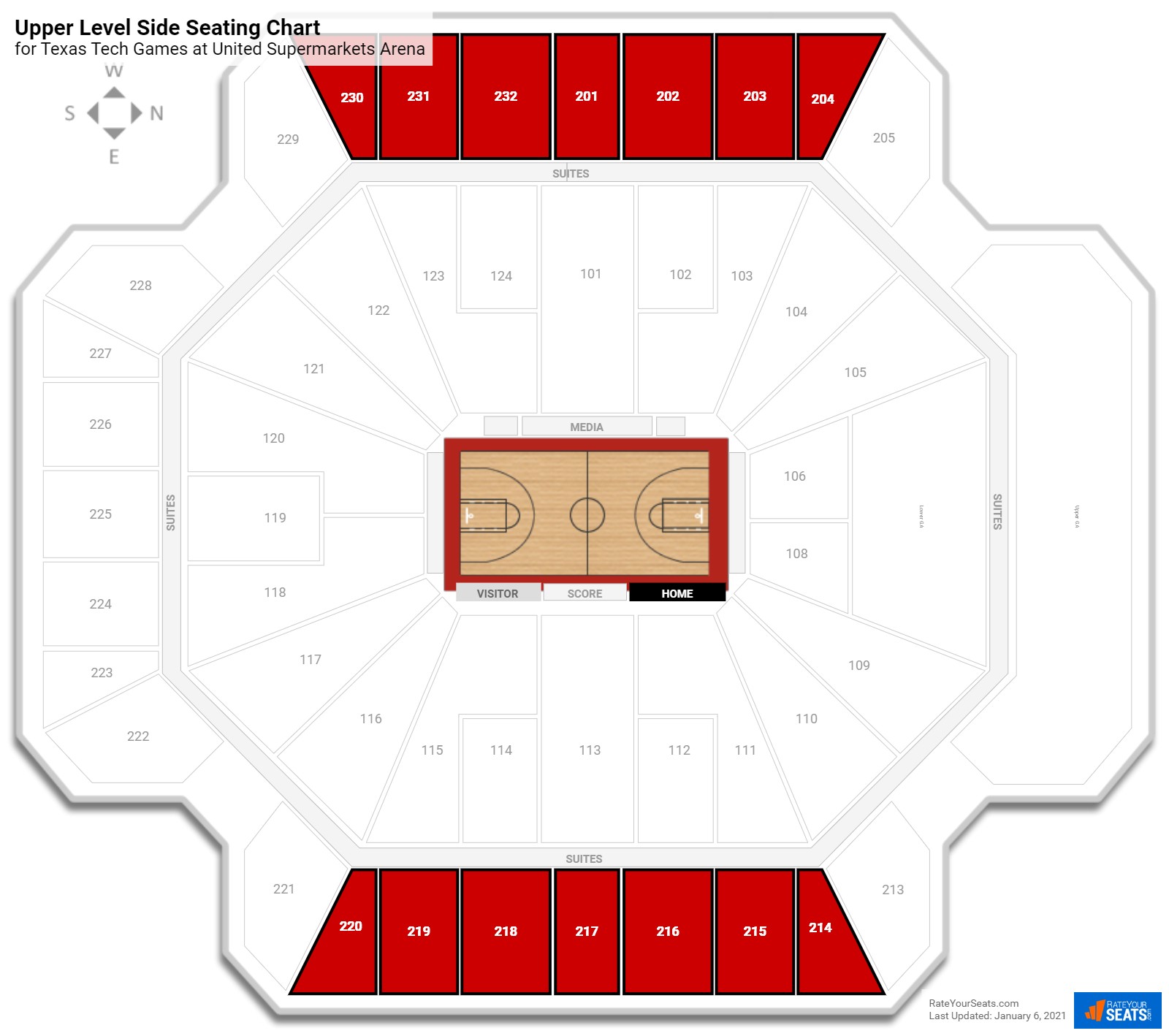 Spirit Seating Chart