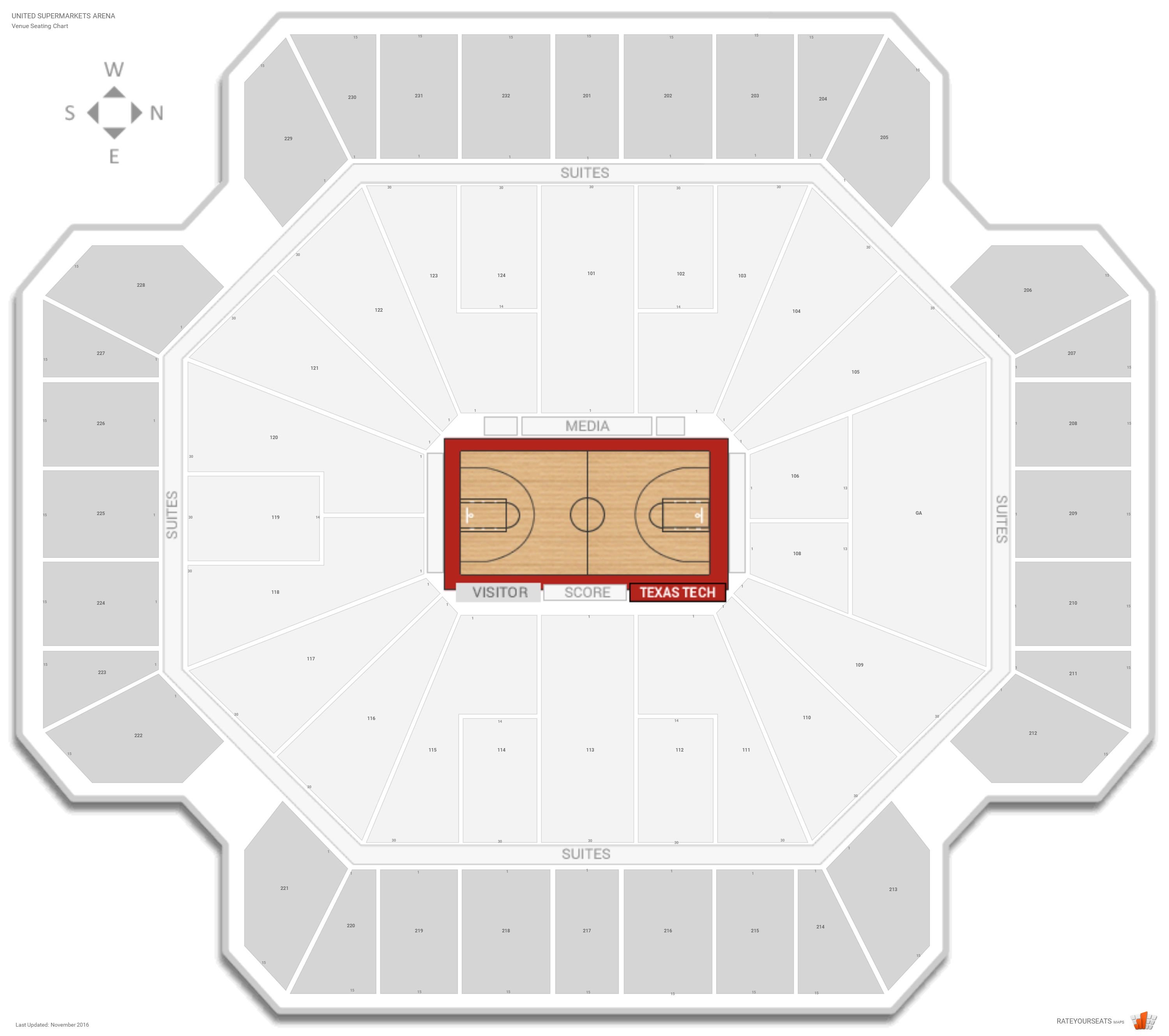 Lubbock Spirit Arena Seating Chart