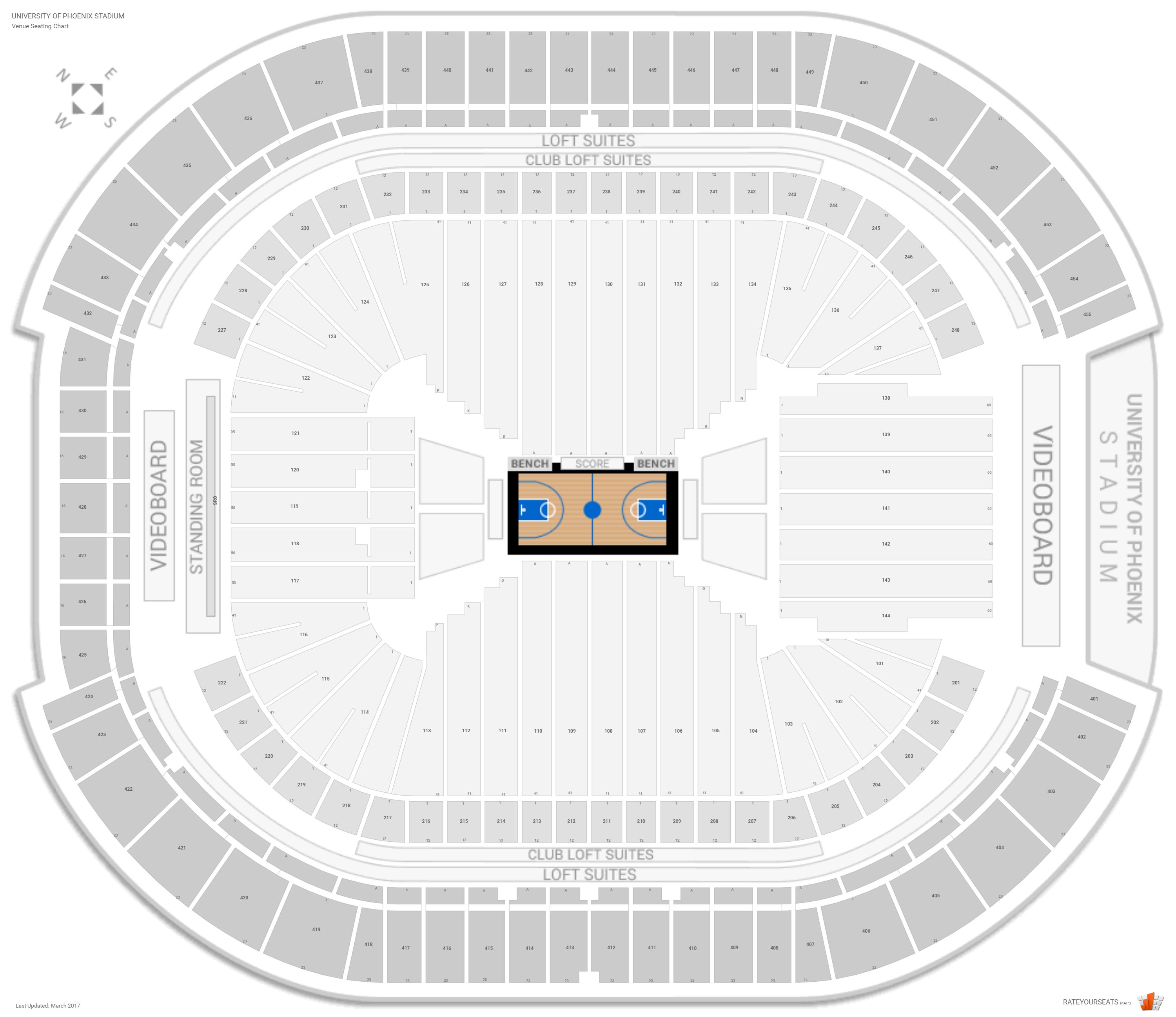 Univ Of Phoenix Seating Chart