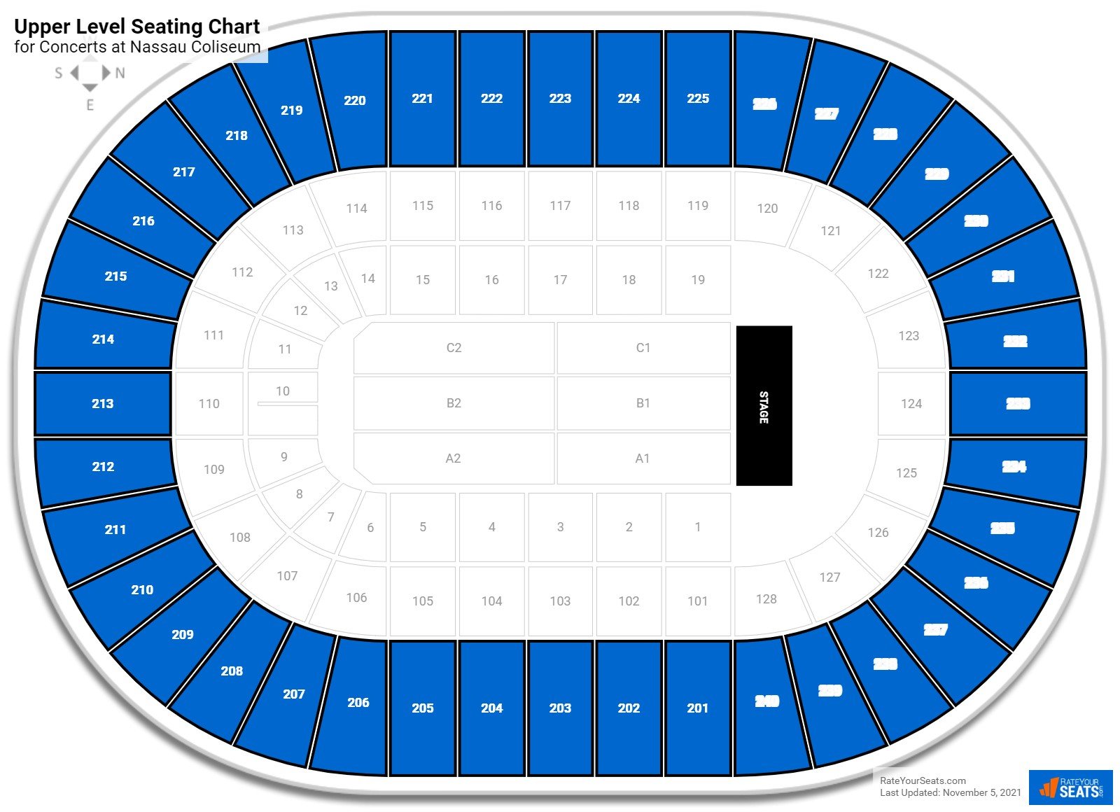 Nassau Coliseum Upper Level