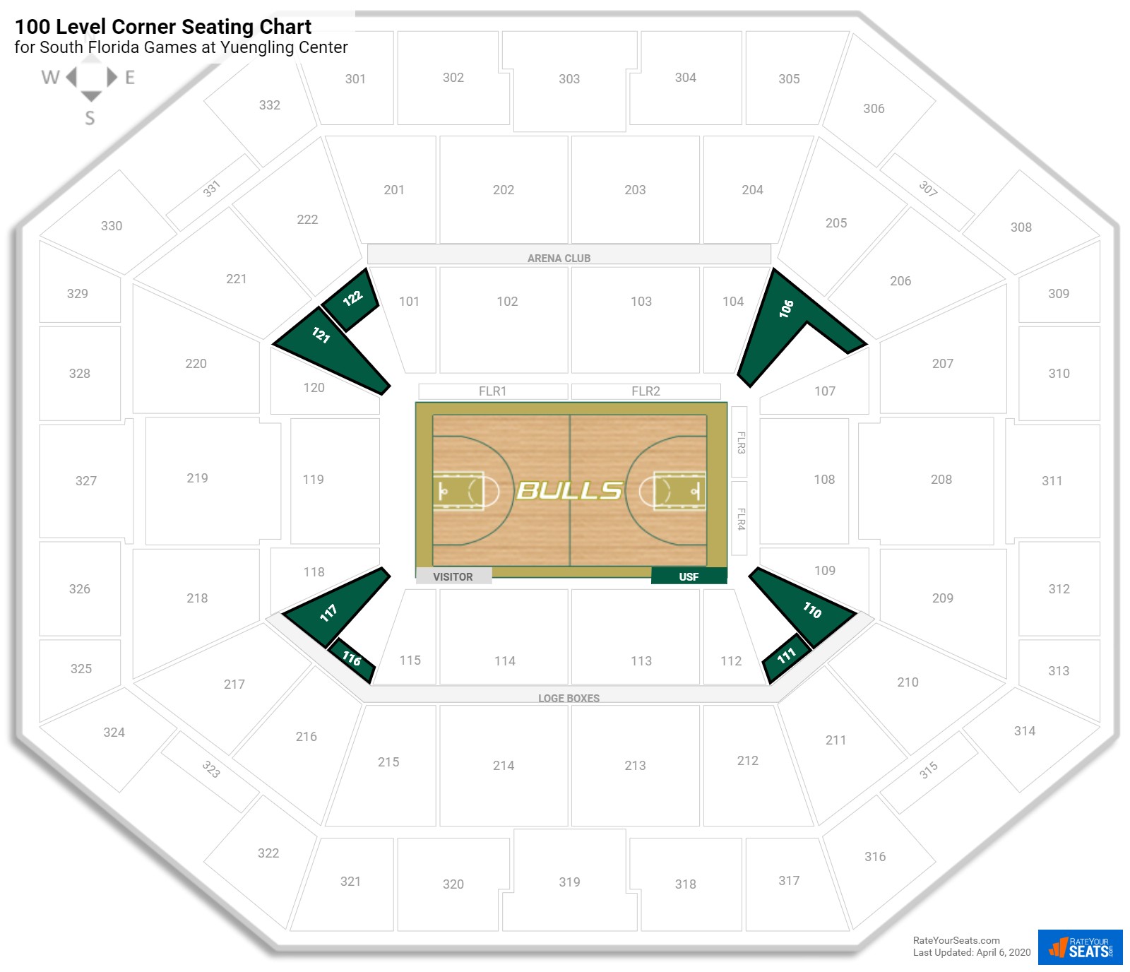 Yuengling Center Seating Chart