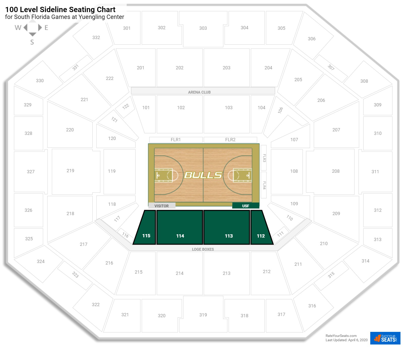 Yuengling Center Seating Chart