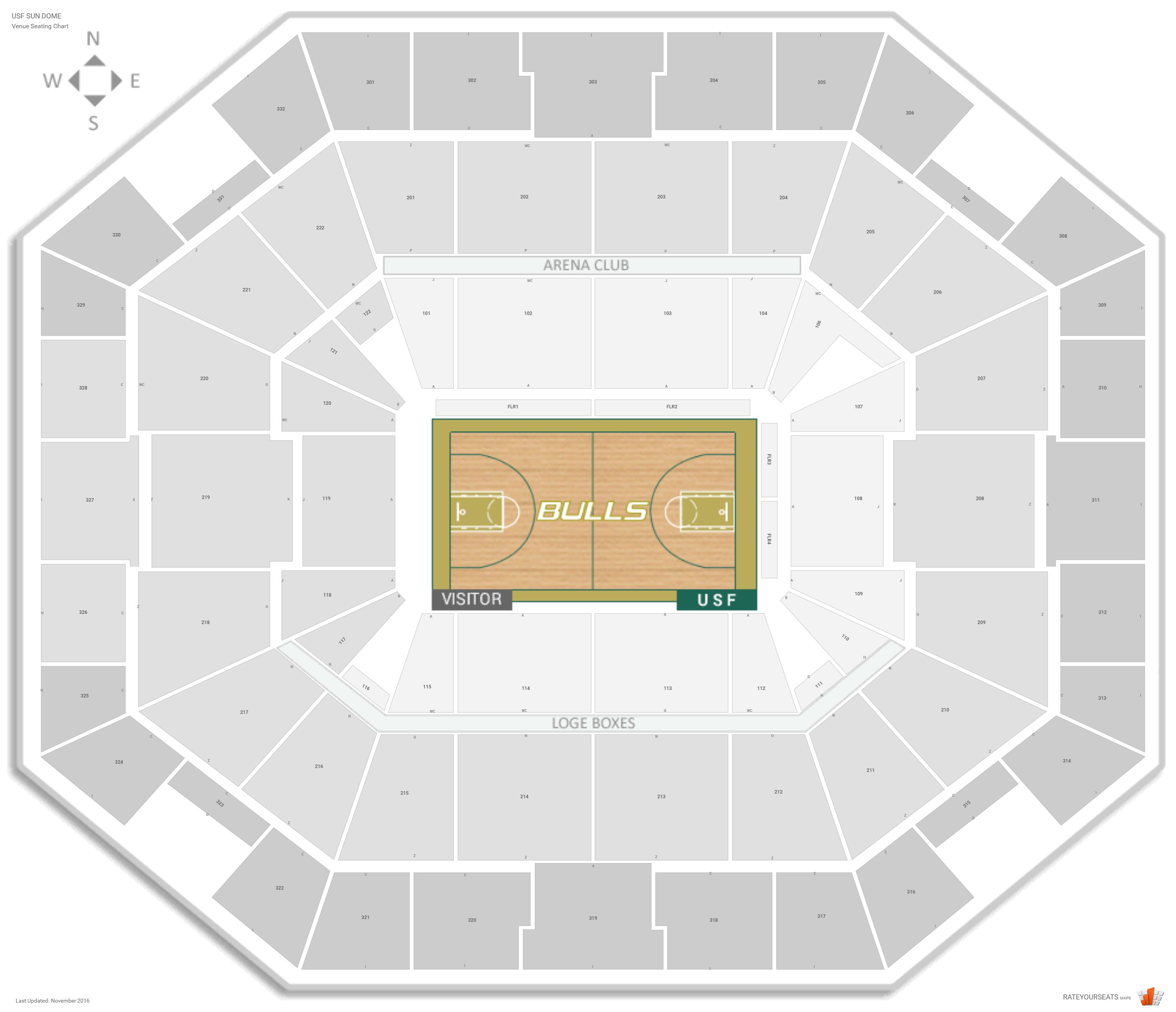 Usf Sundome Seating Chart