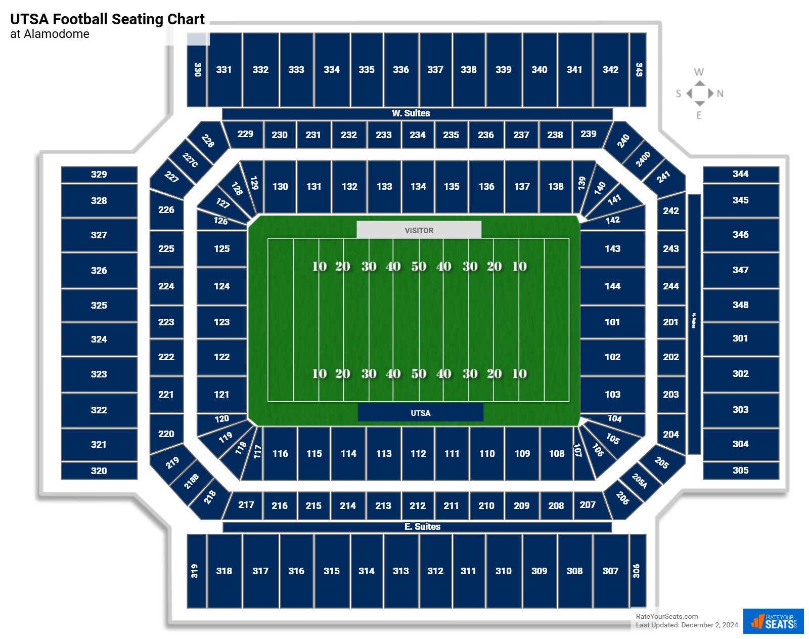 Utsa Football Seating Chart