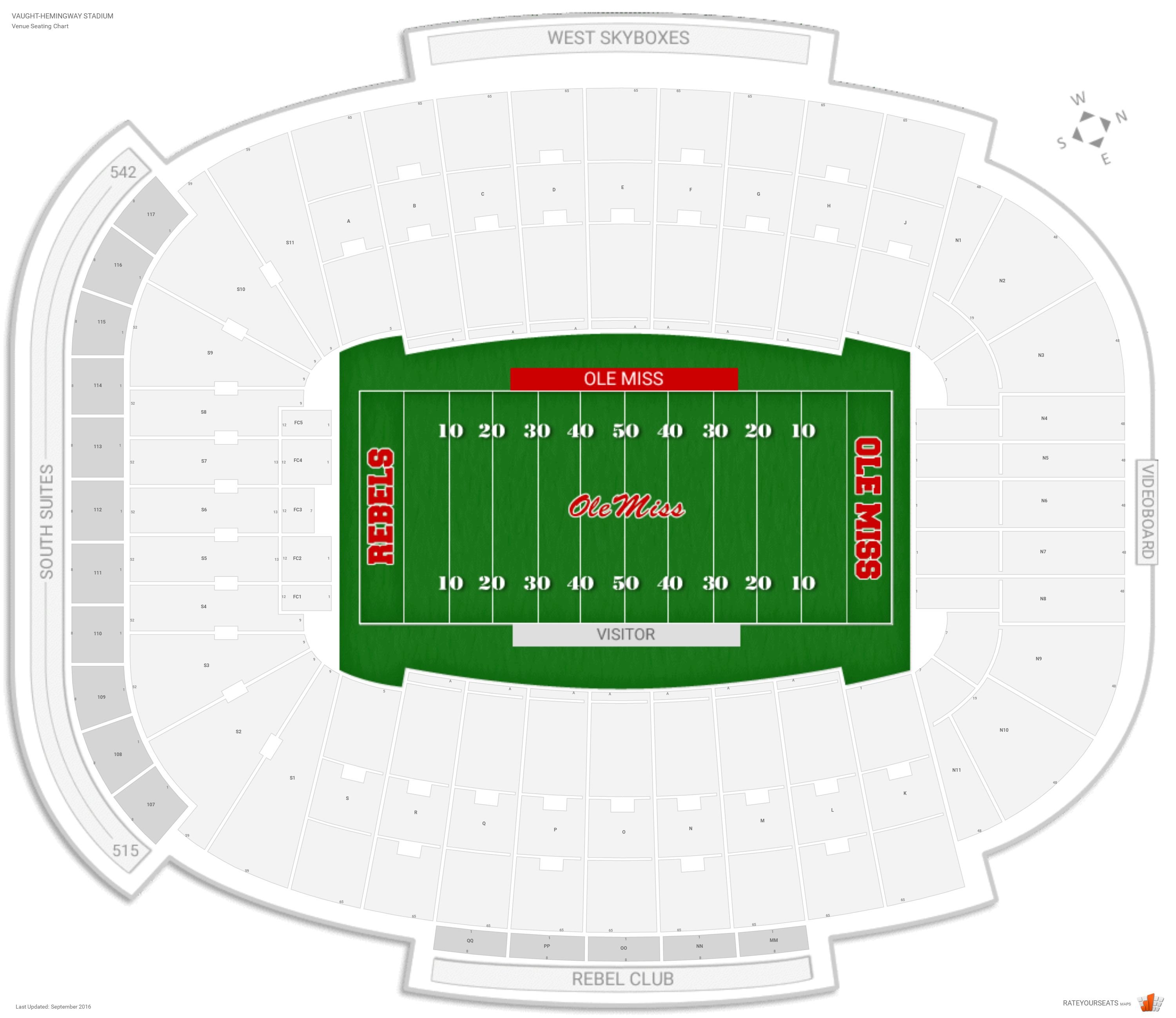 Ole Miss Football Seating Chart