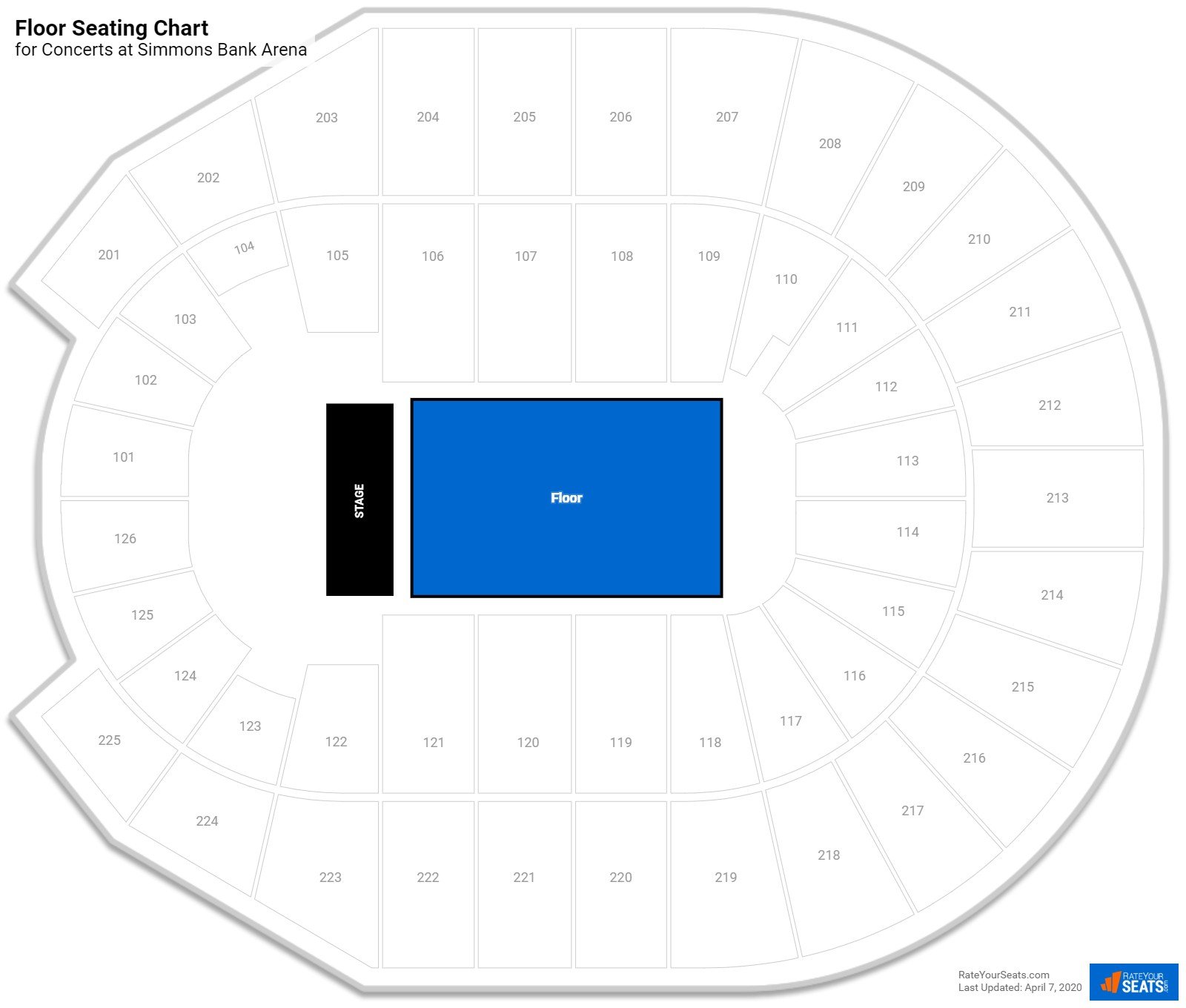 Verizon Arena Concert Seating Chart