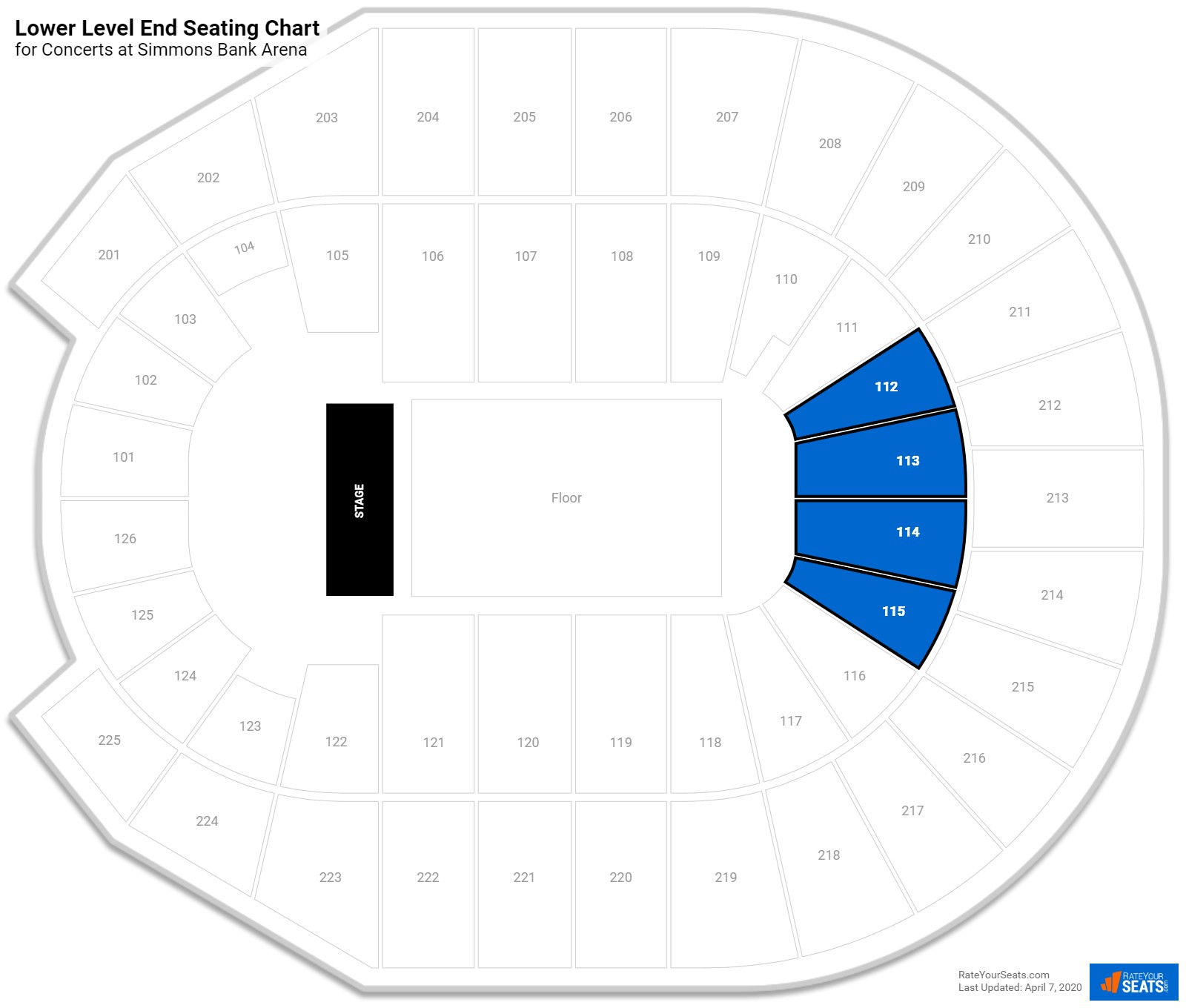 Verizon Wireless Arena Concert Seating Chart