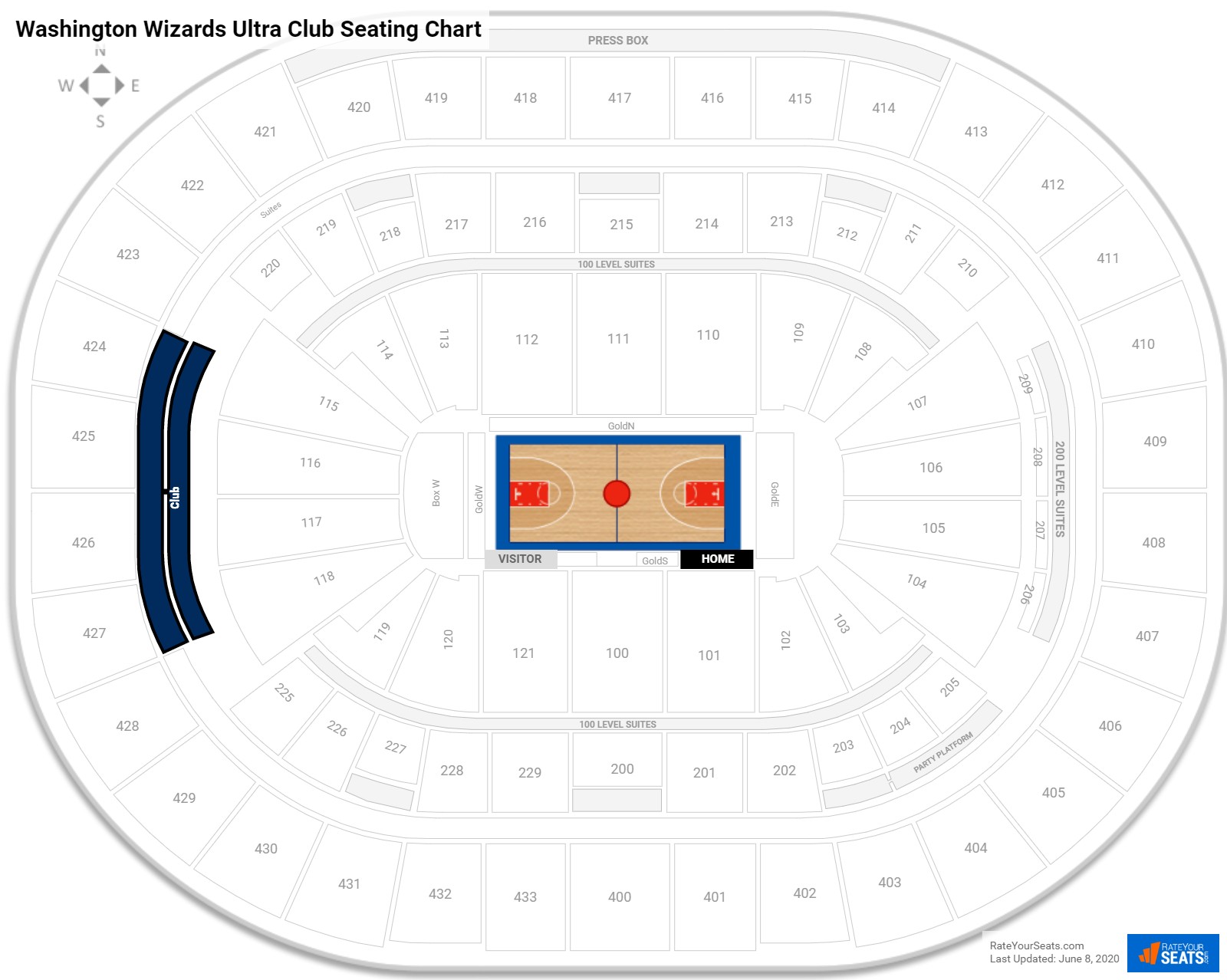 Wizards Interactive Seating Chart