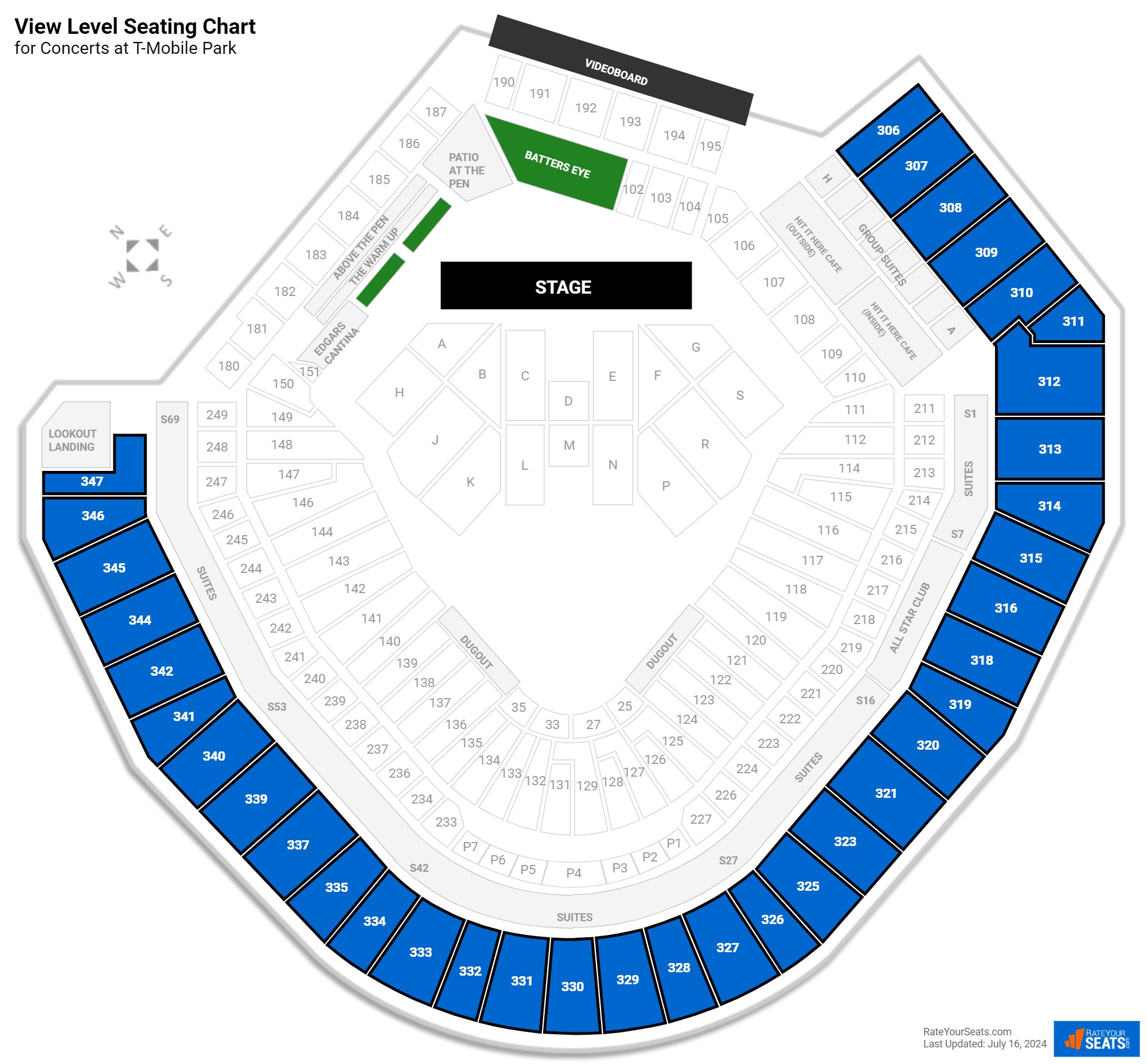 T Mobile Park View Level Rateyourseats Com