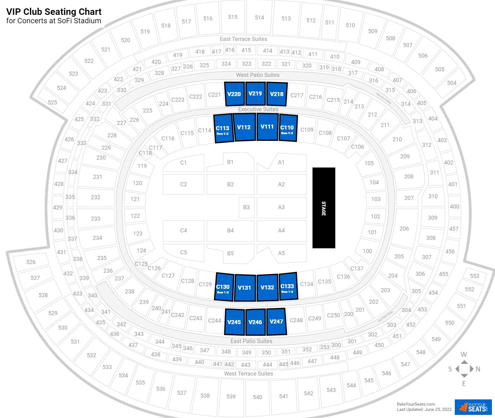 Sofi Stadium Concert Seating Chart