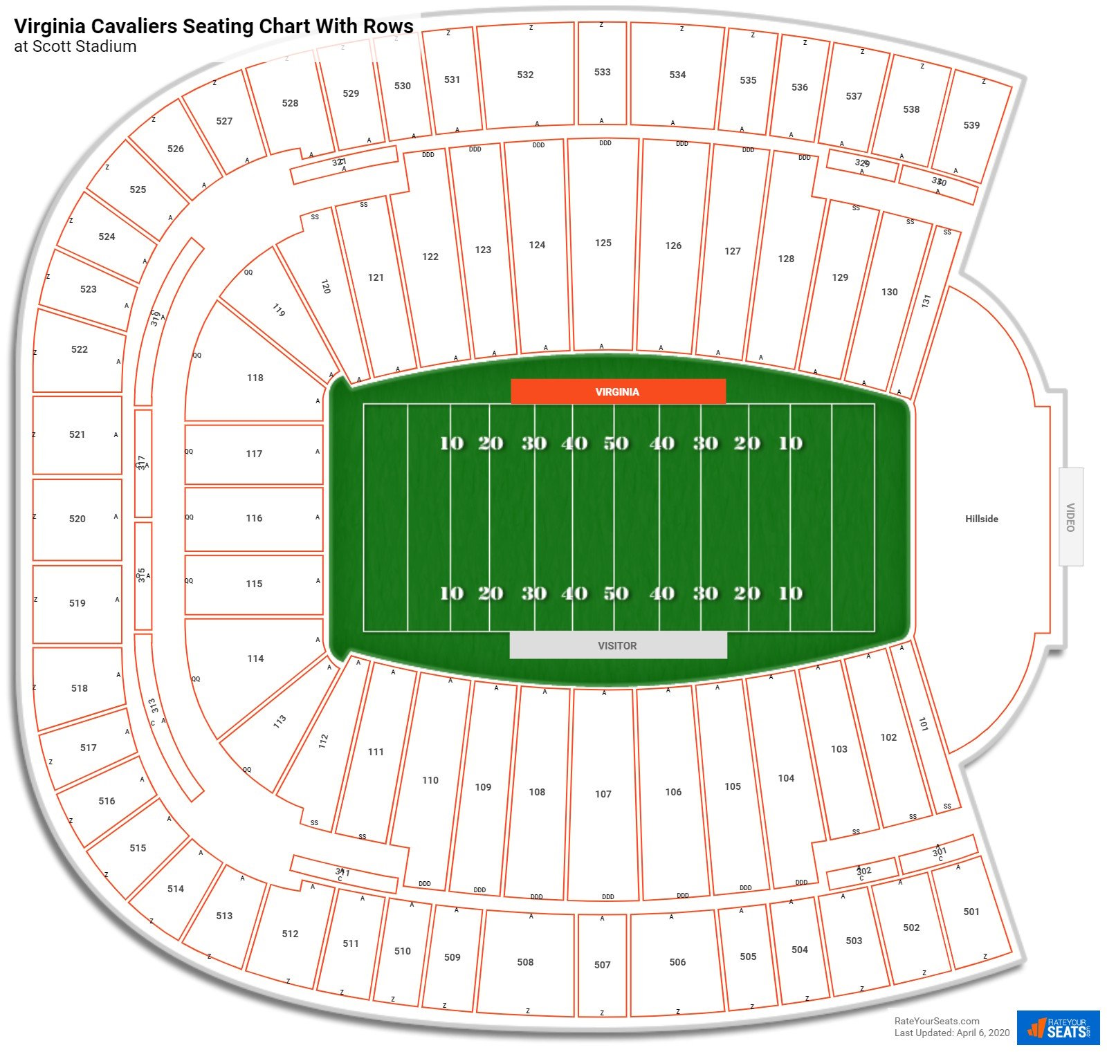 Uva Football Seating Chart