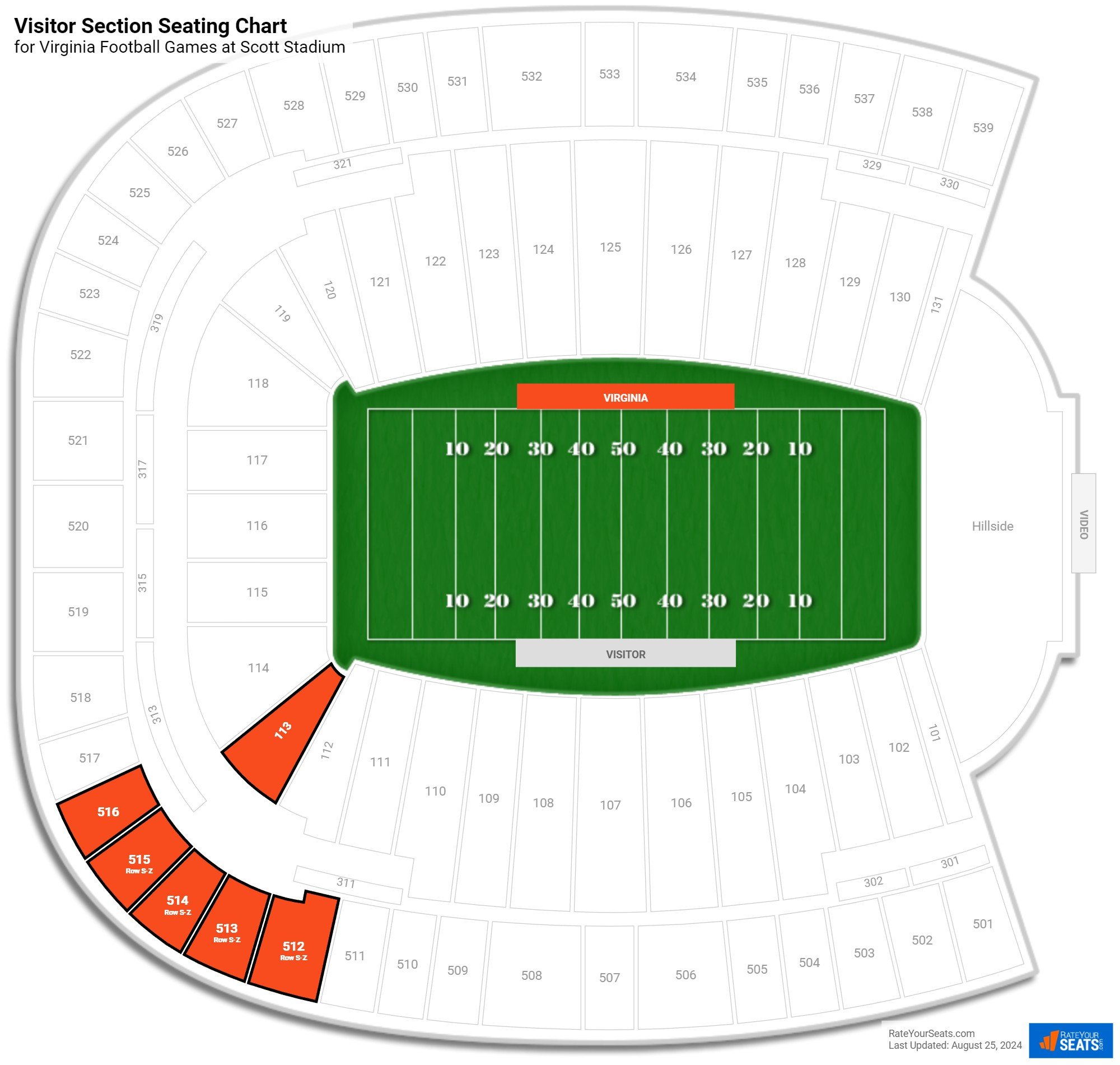 Uva Football Seating Chart