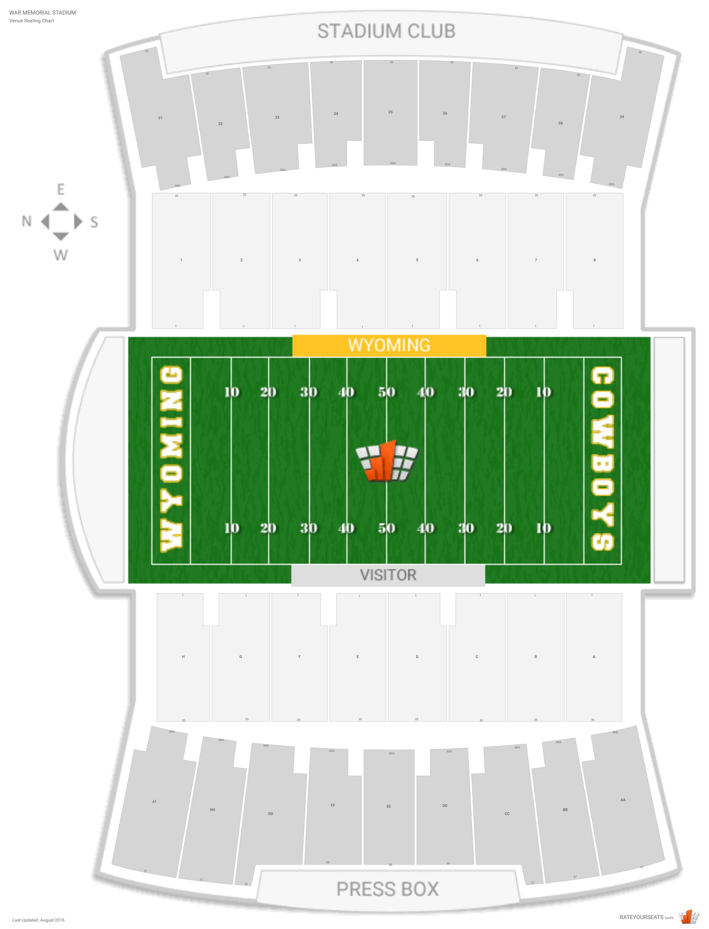 Cal Football Seating Chart