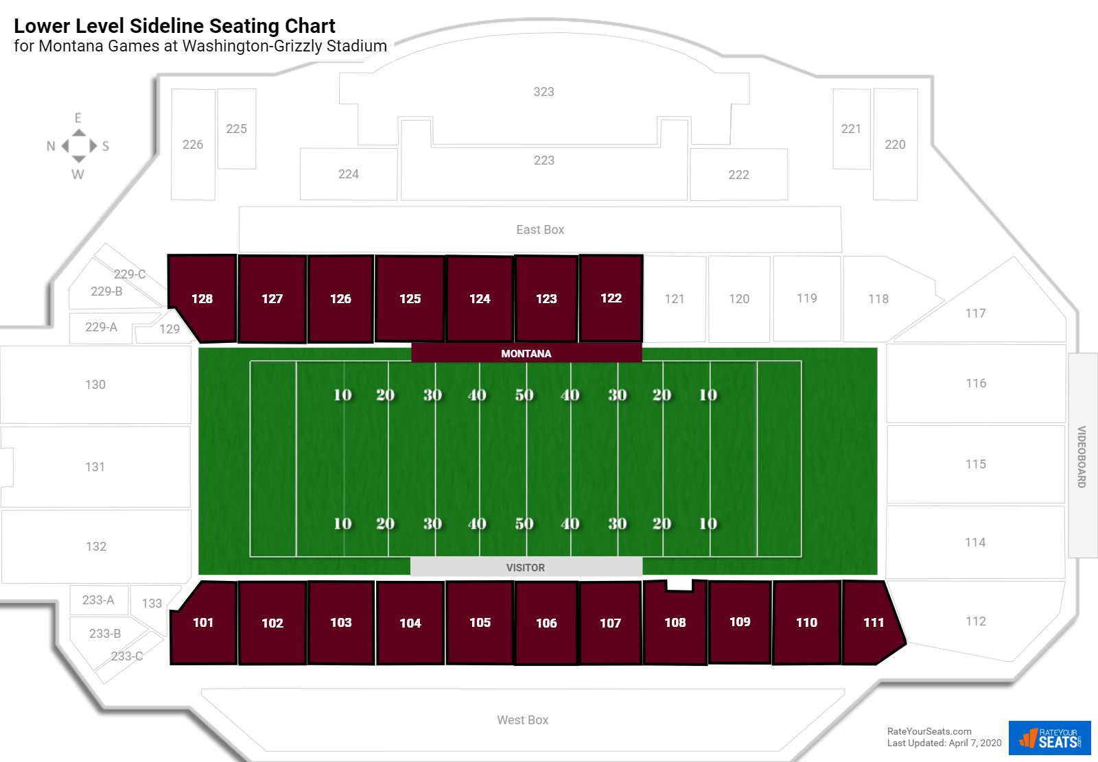 Missoula Grizzly Stadium Seating Chart