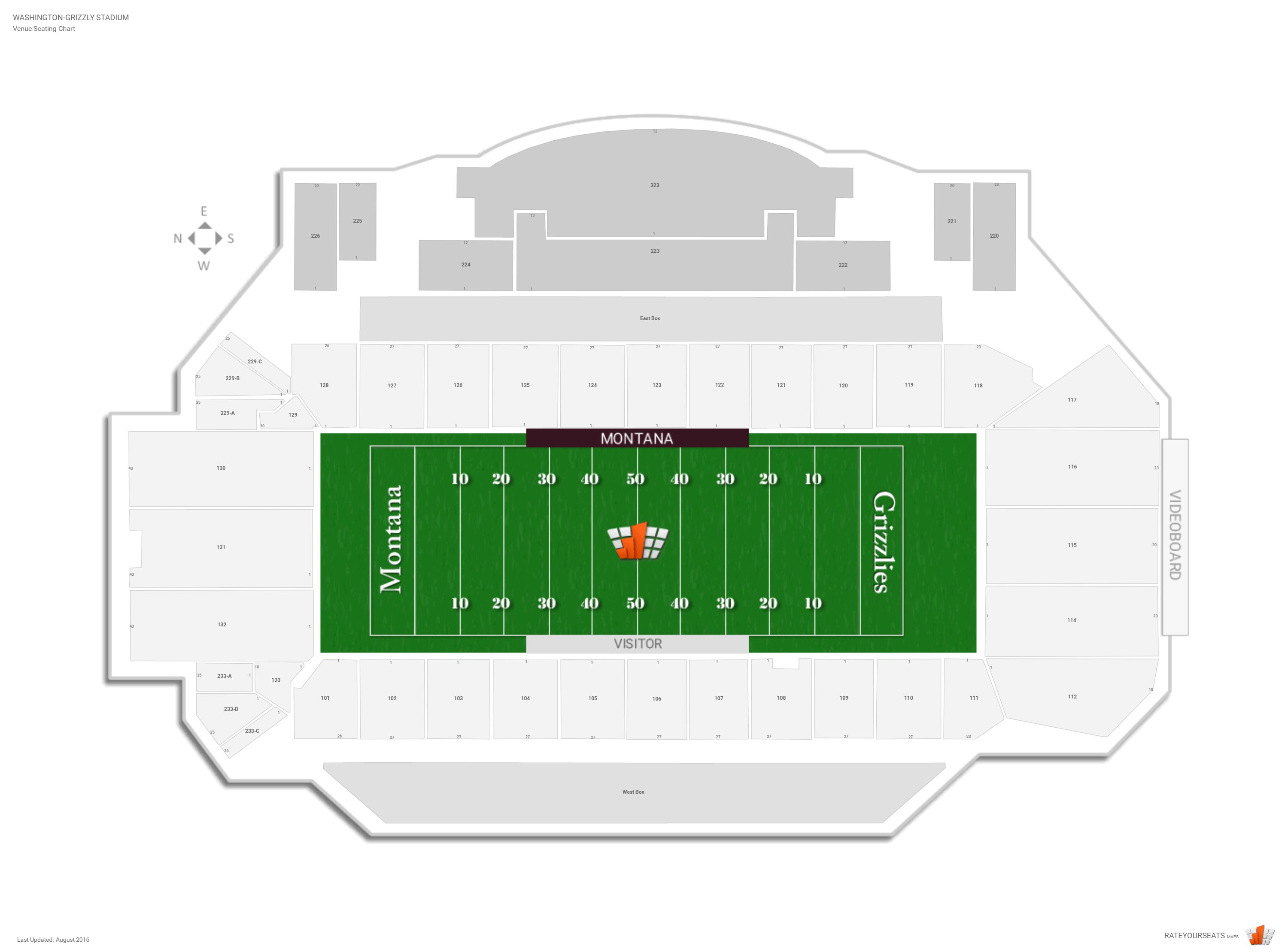 University Of Washington Football Seating Chart