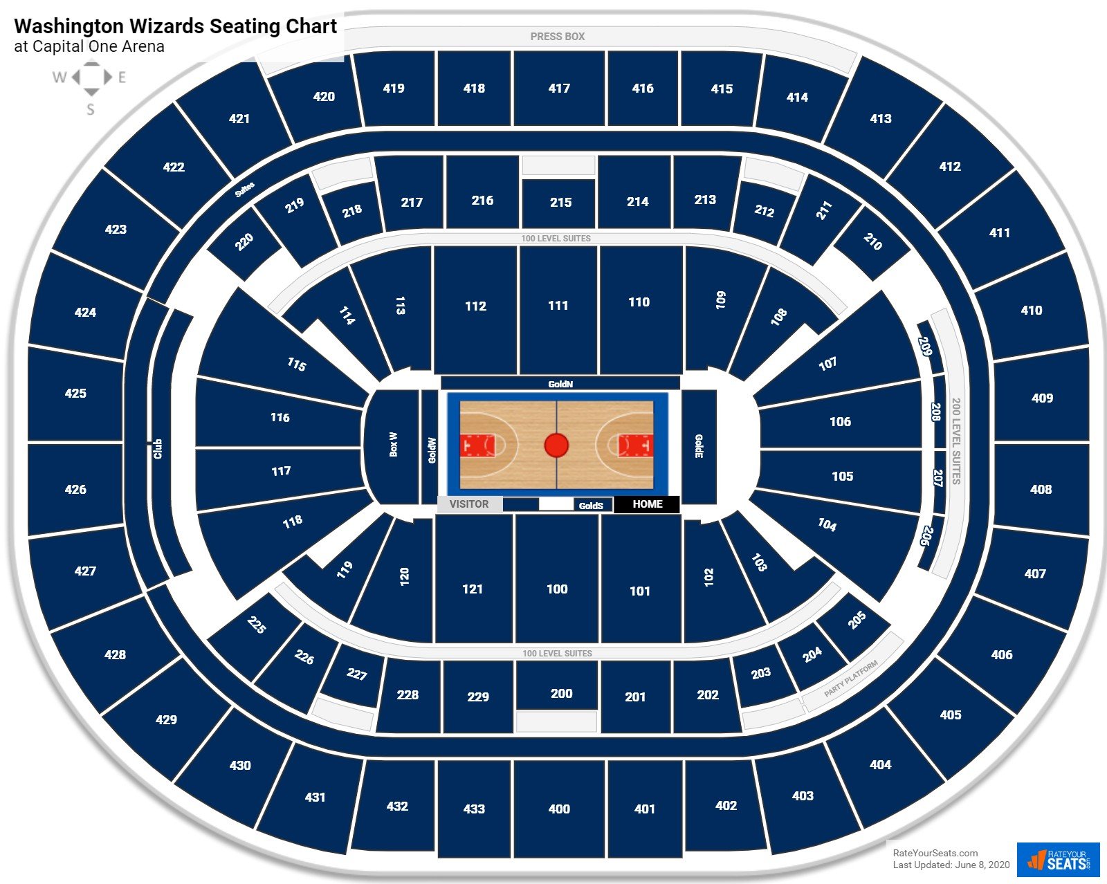 Capital One Arena Seating Charts