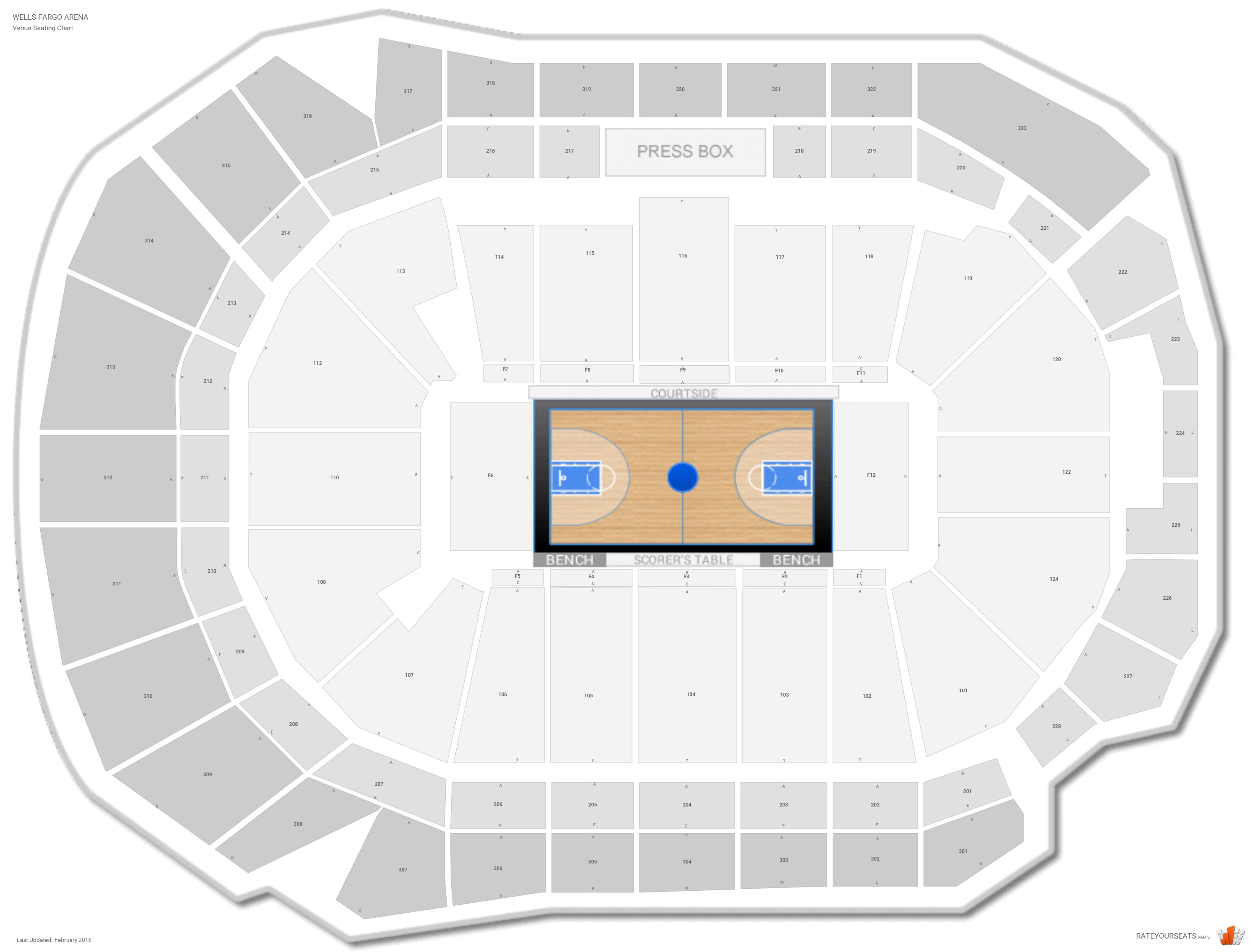 Genuine United Center Seating Chart Rows Seat Numbers.