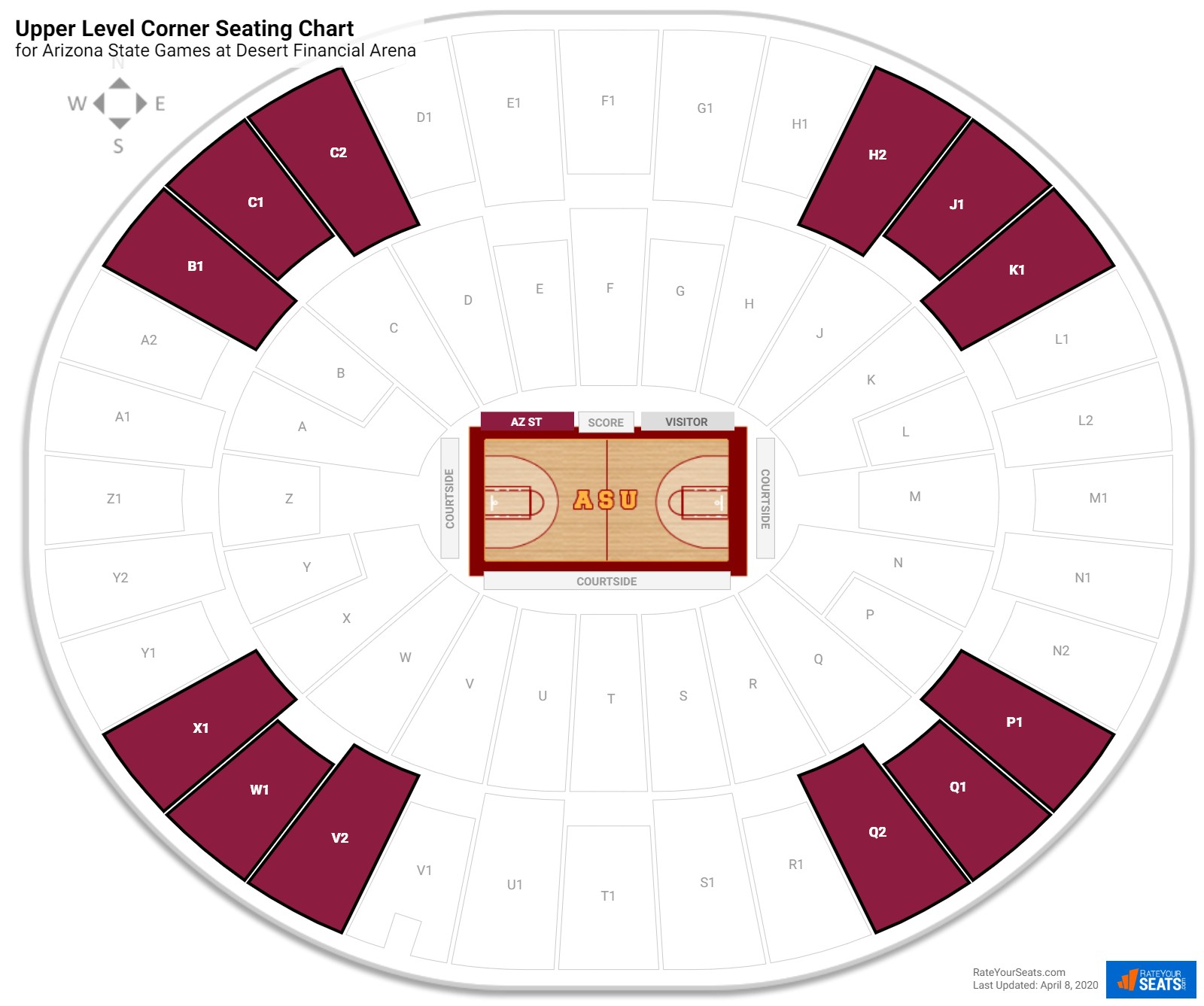 Wells Fargo Arena Asu Seating Chart