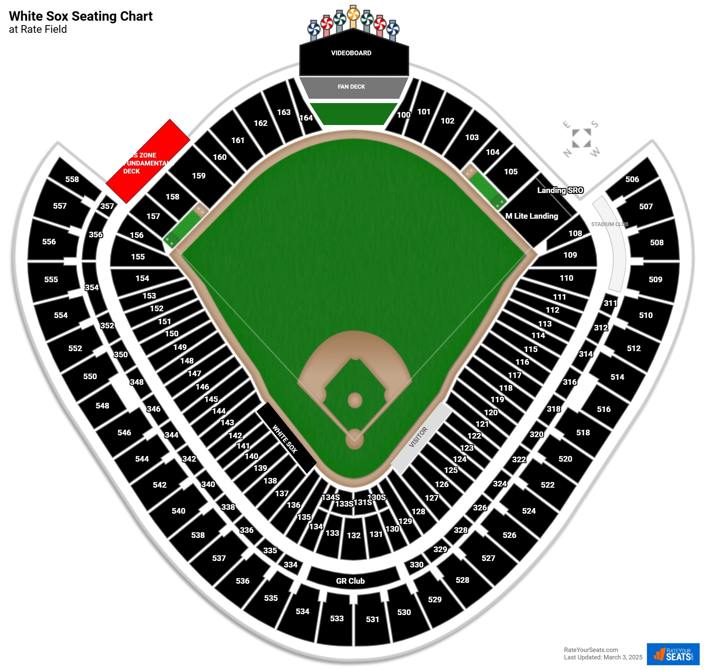 Guaranteed Rate Field Seating Chart