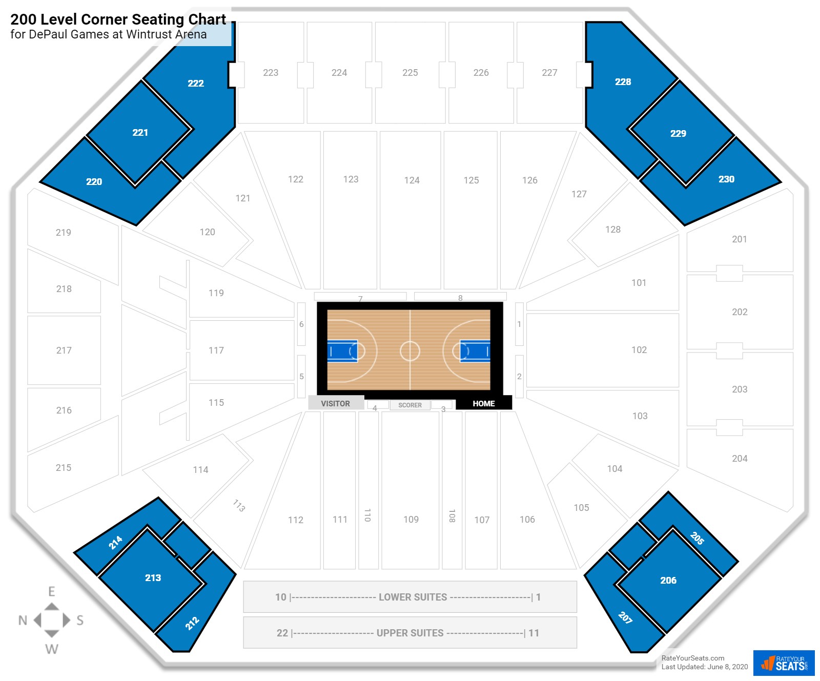 Wintrust Arena Virtual Seating Chart