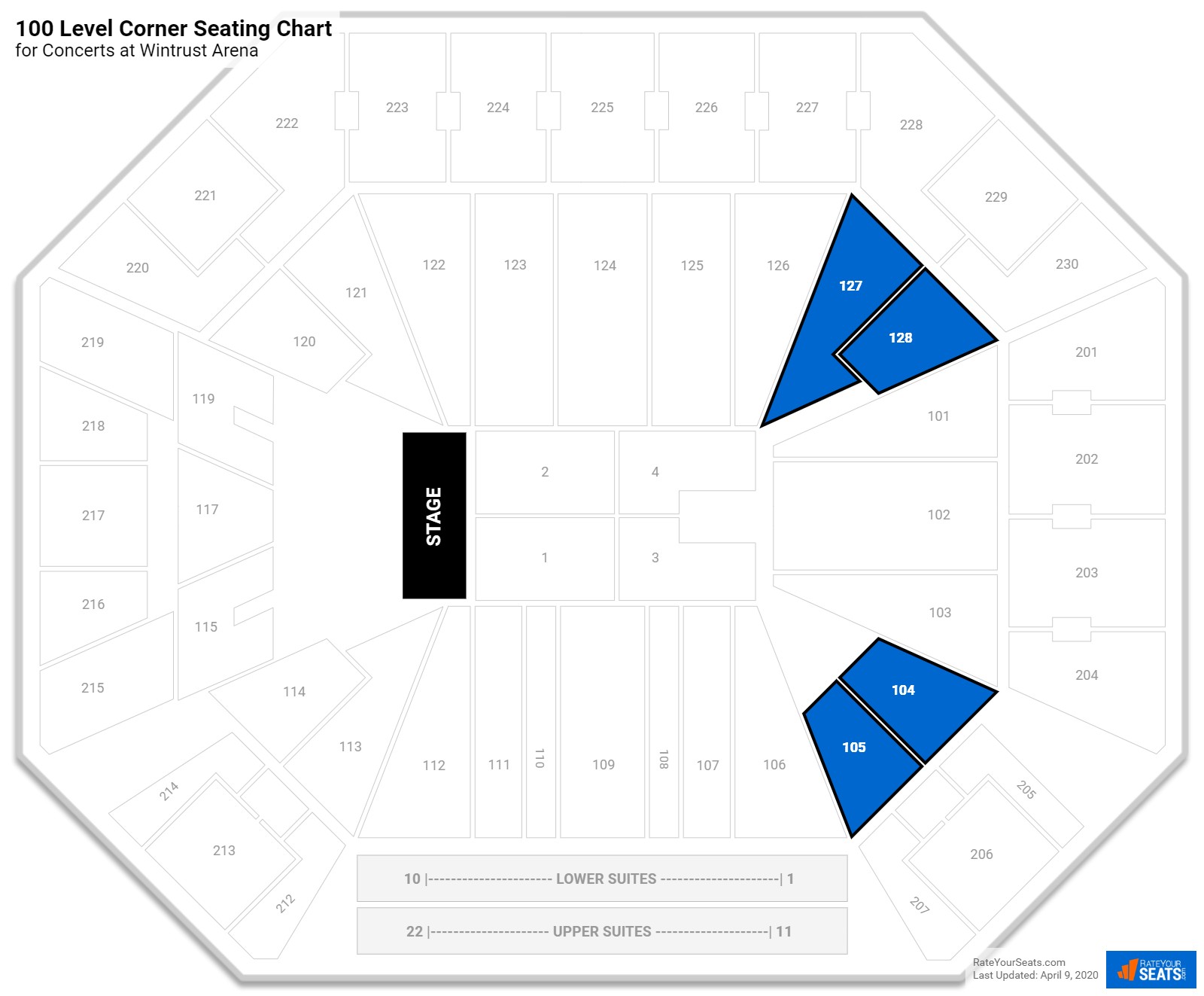 Wintrust Arena Seating Chart With Rows