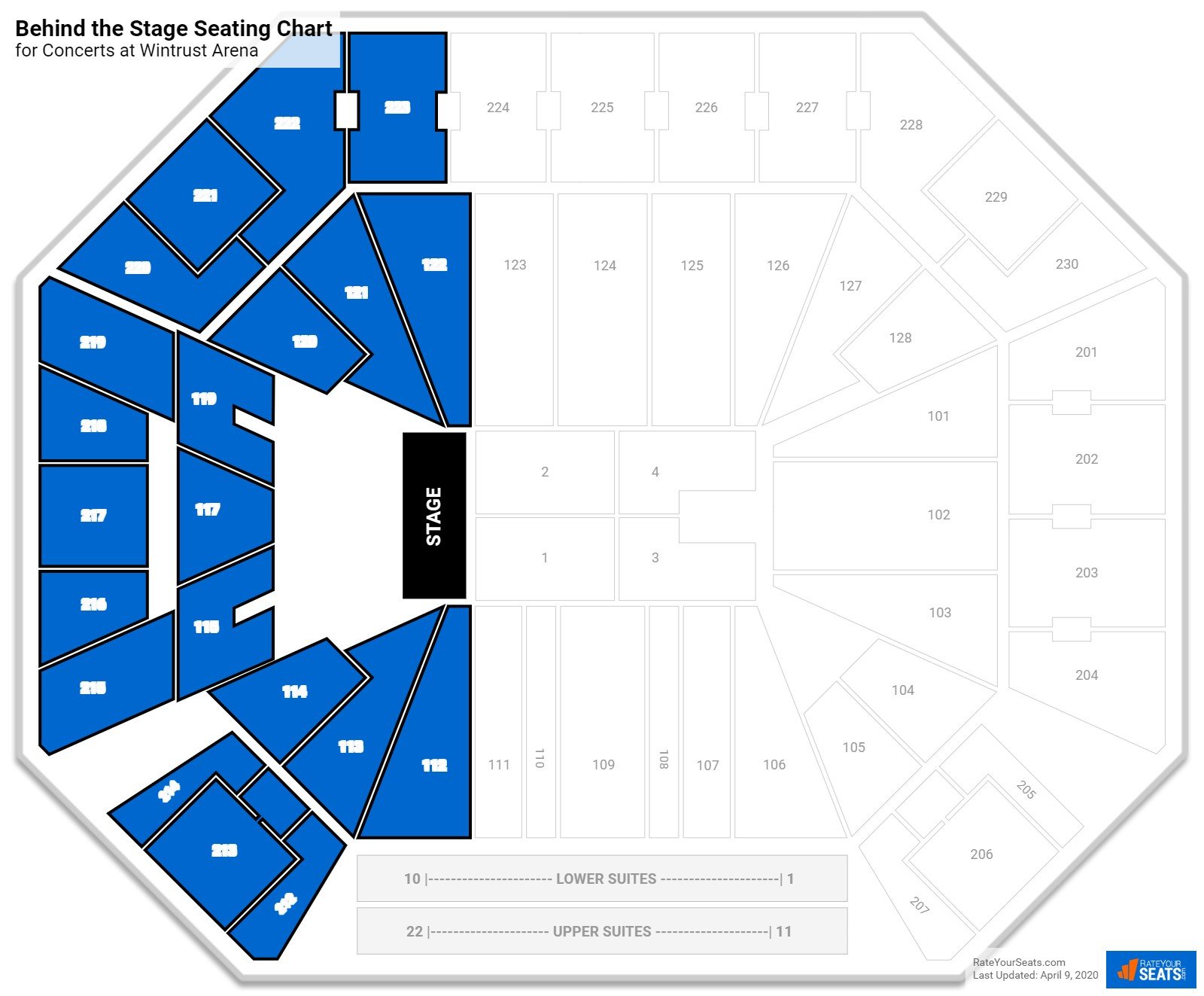 Wintrust Arena Seating Chart With Rows