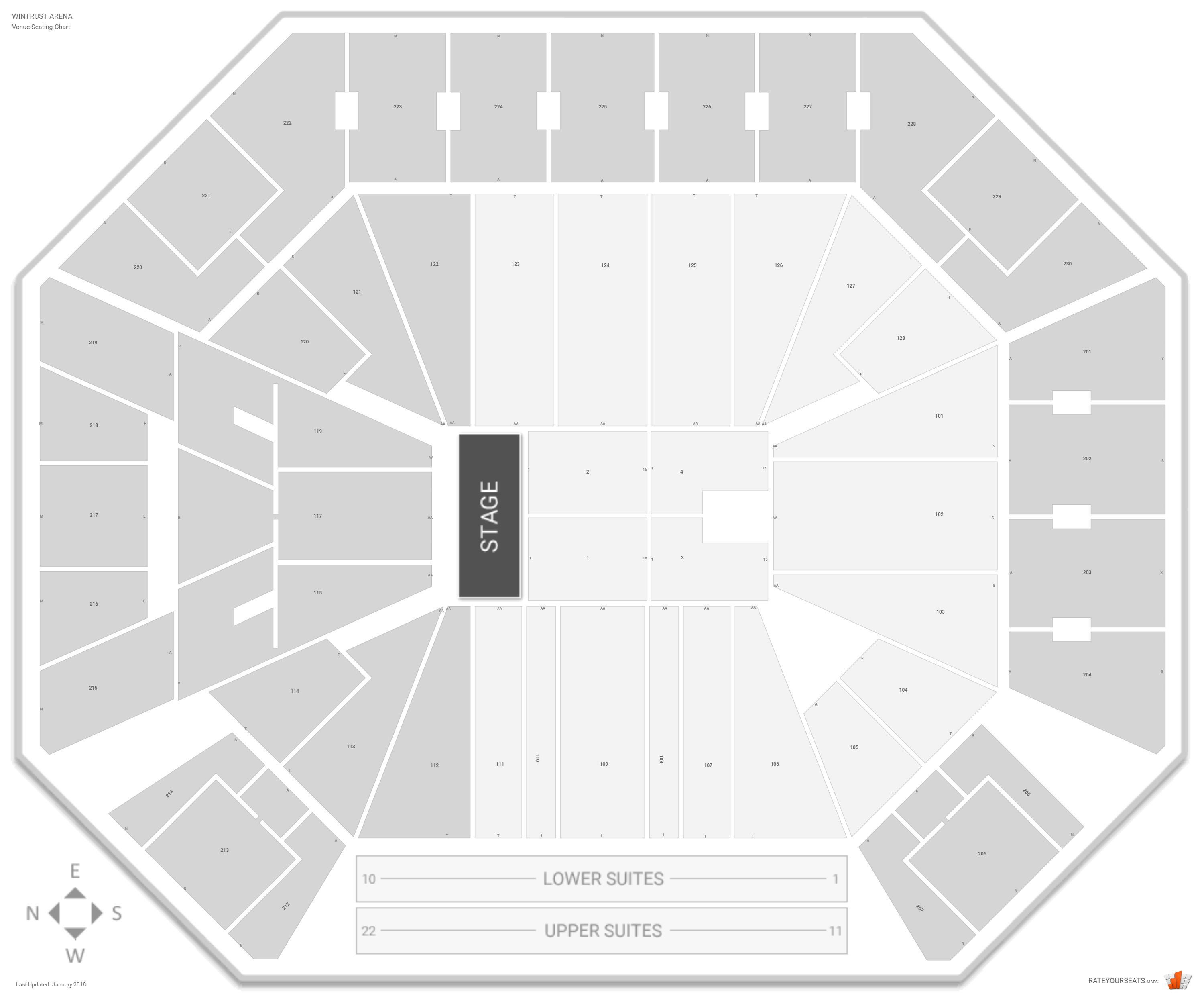 Wintrust Arena Concert Seating Guide - RateYourSeats.com