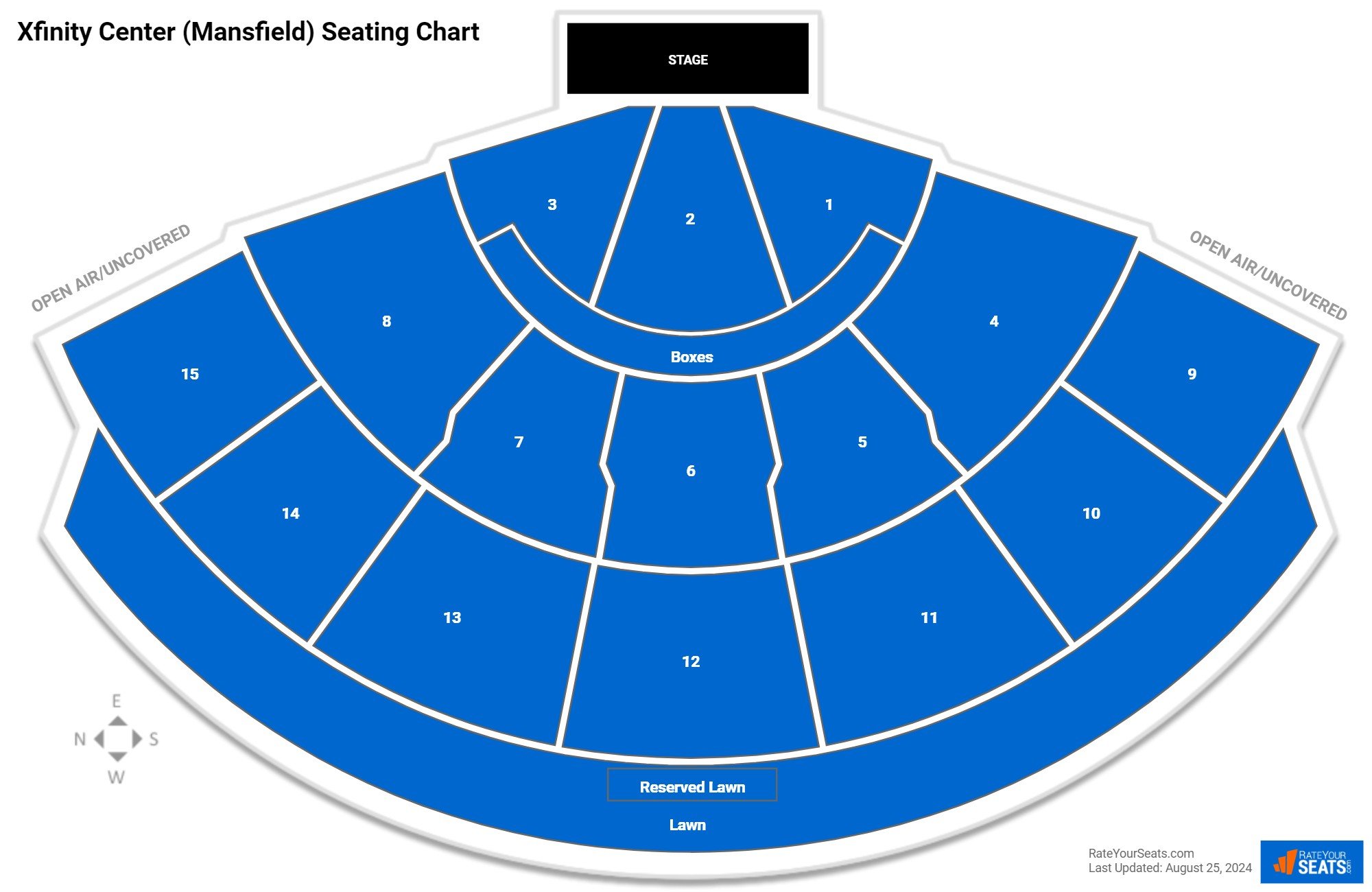 Xfinity Center Seating Chart