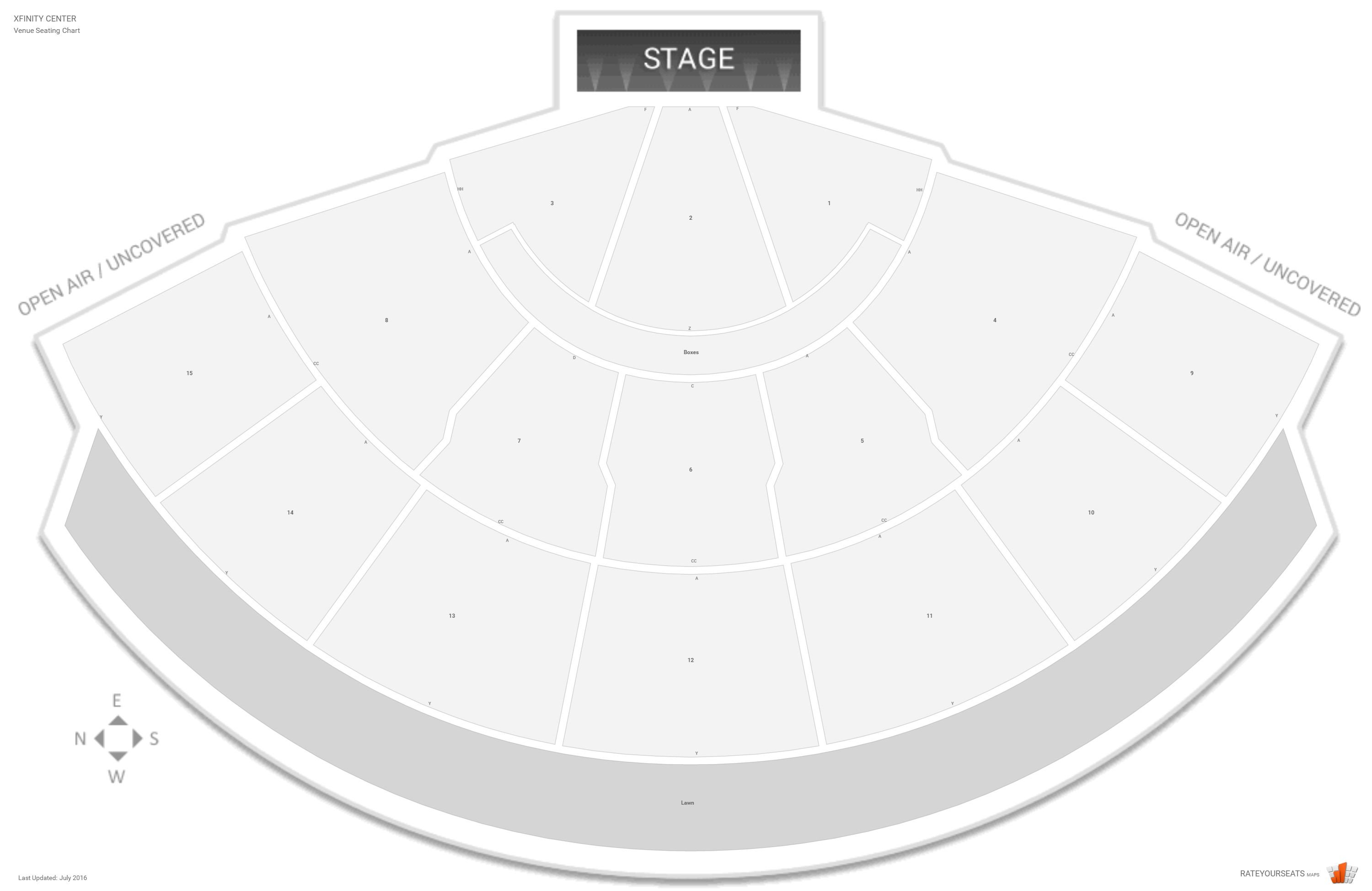 Comcast Theatre Hartford Seating Chart 3d