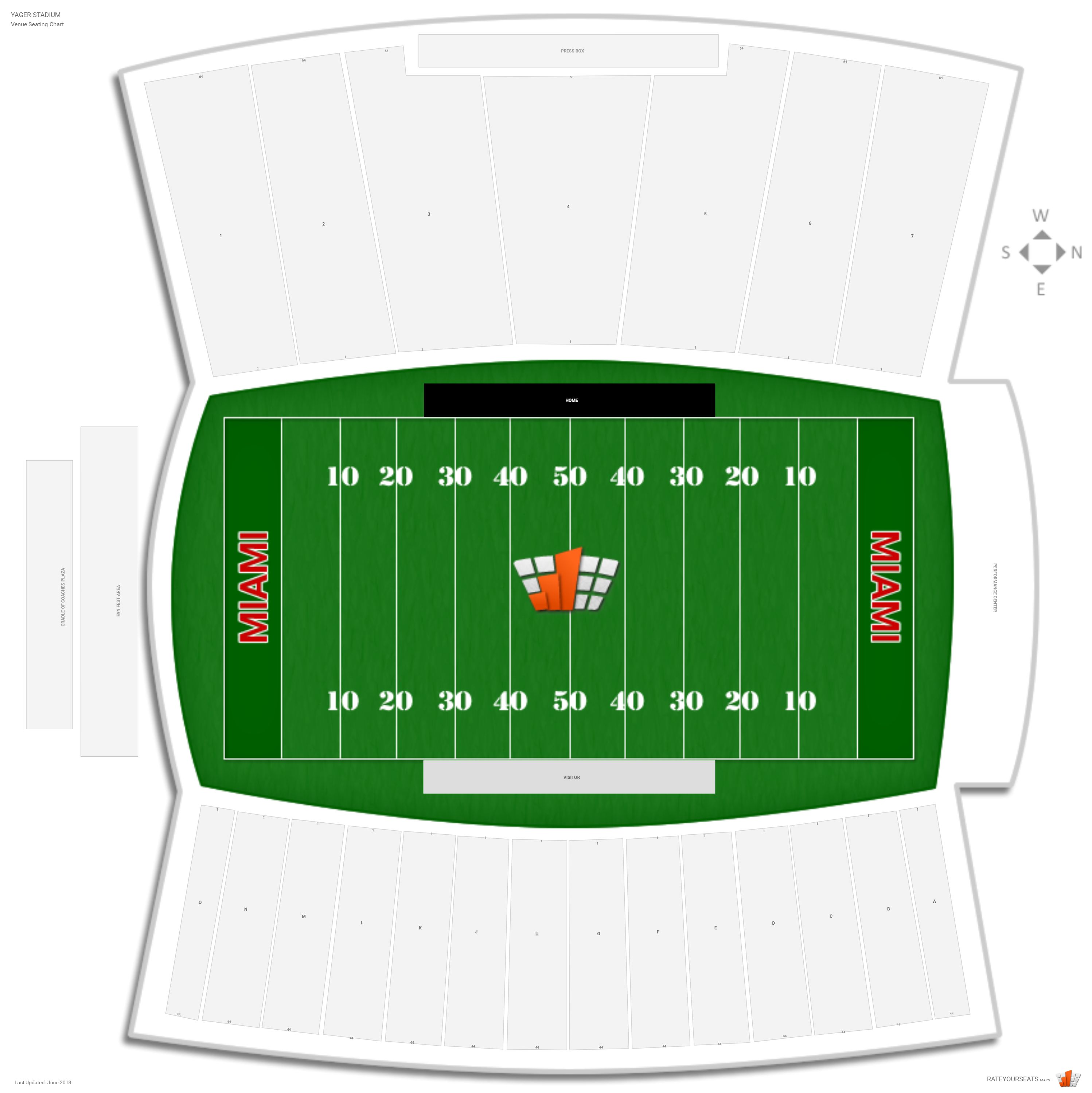 Miami University Football Stadium Seating Chart