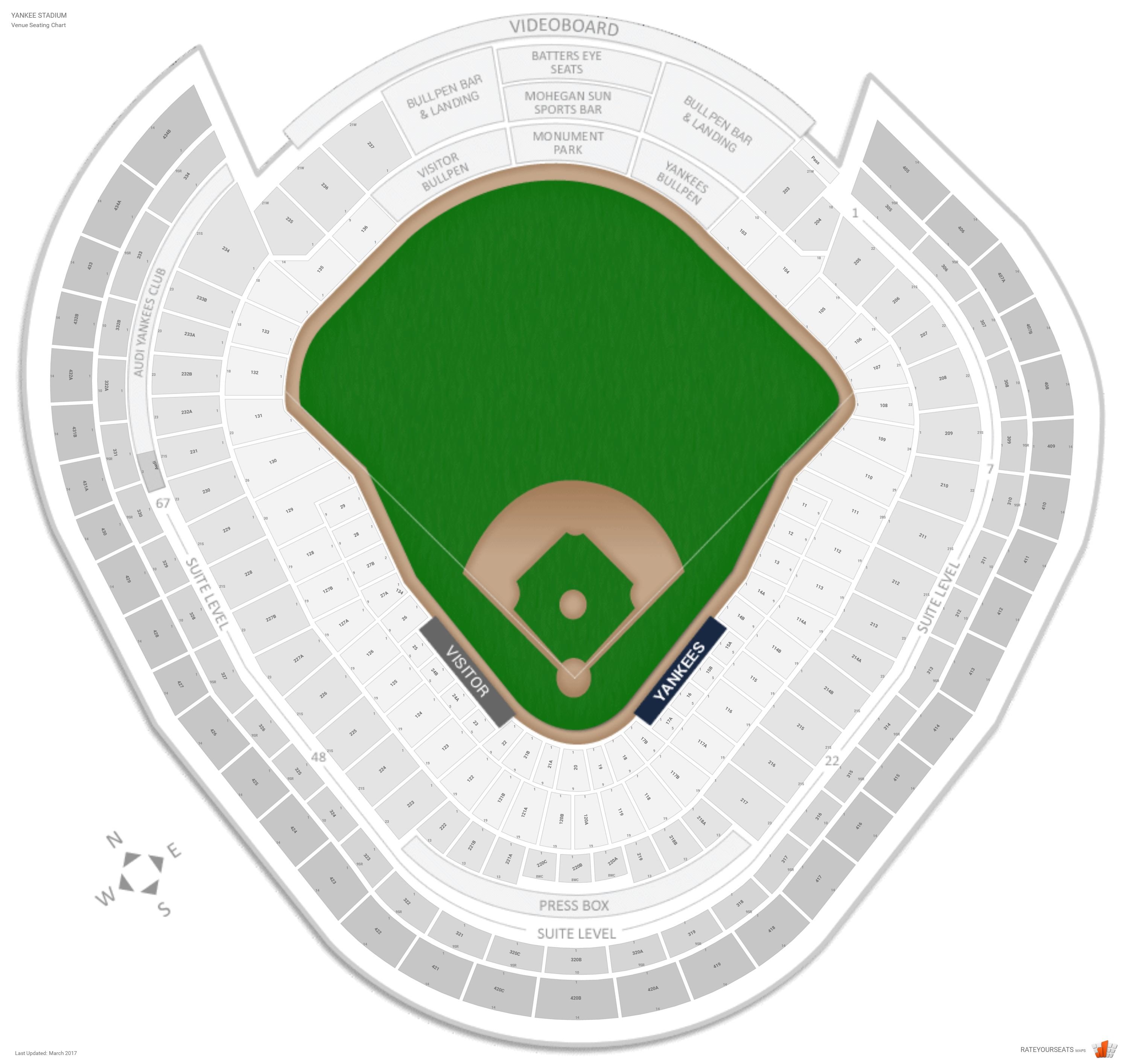 Notre Dame Seating Chart With Seat Numbers