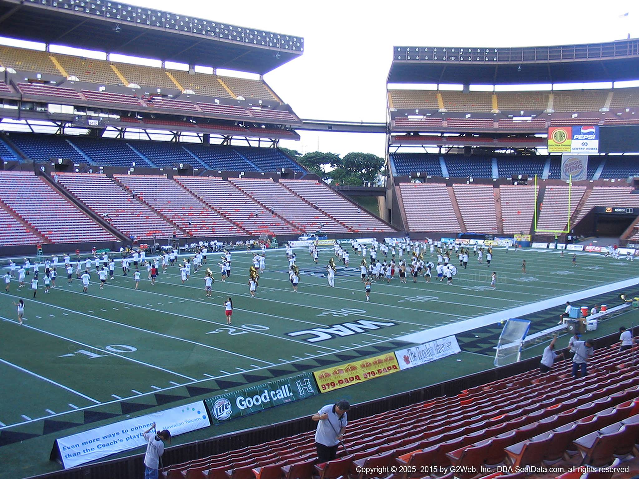 Aloha Stadium Seating Chart Virtual