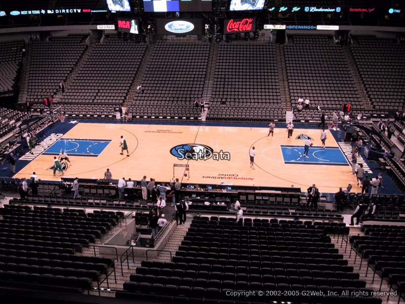 American Airlines Center Section 217 Dallas Mavericks