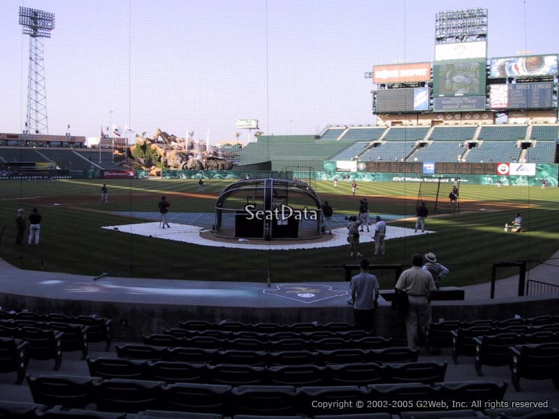 Seat View for Angel Stadium Section 118