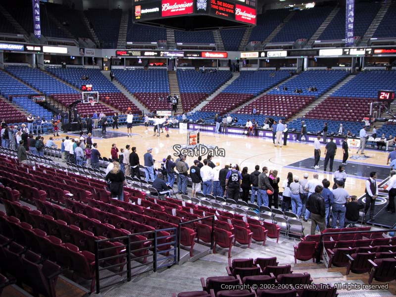 Sleep Train Arena Basketball Seating Chart