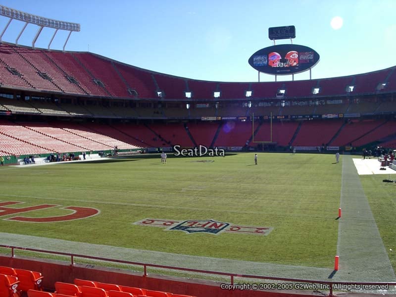Arrowhead Stadium Section 125 - RateYourSeats.com