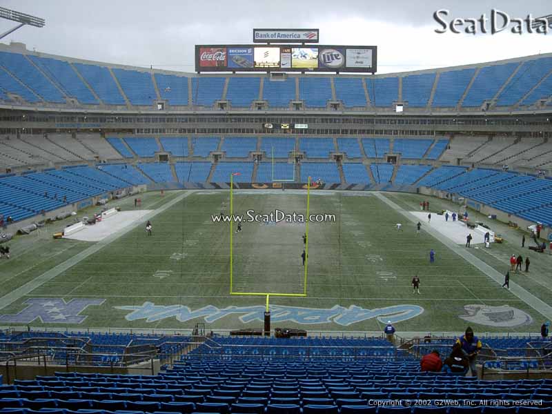 Seat View for Bank of America Stadium Section 201