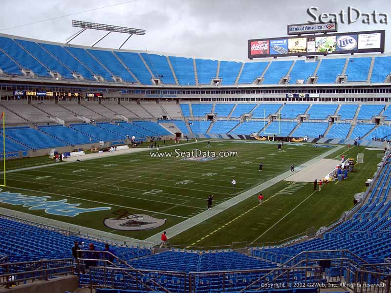 Seat View for Bank of America Stadium Section 225